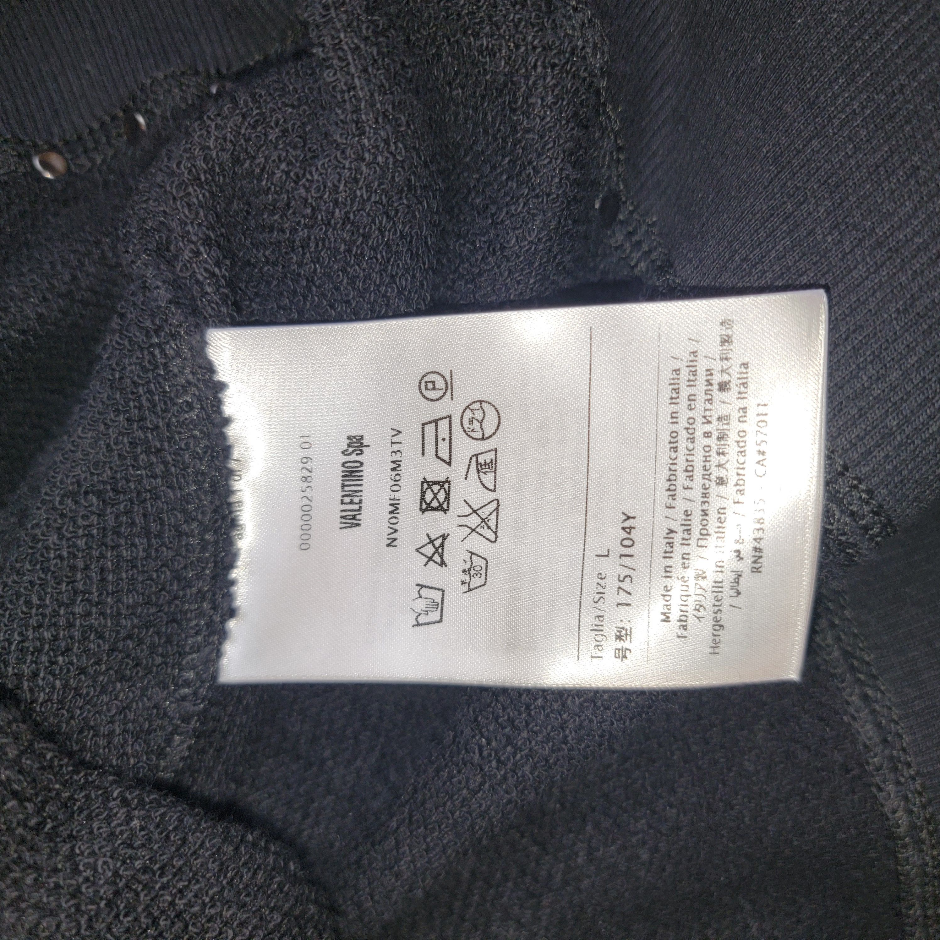 Valentino Valentino Rockstud Untitled Hoodie Hooded Sweatshirt Size US L / EU 52-54 / 3 - 9 Thumbnail
