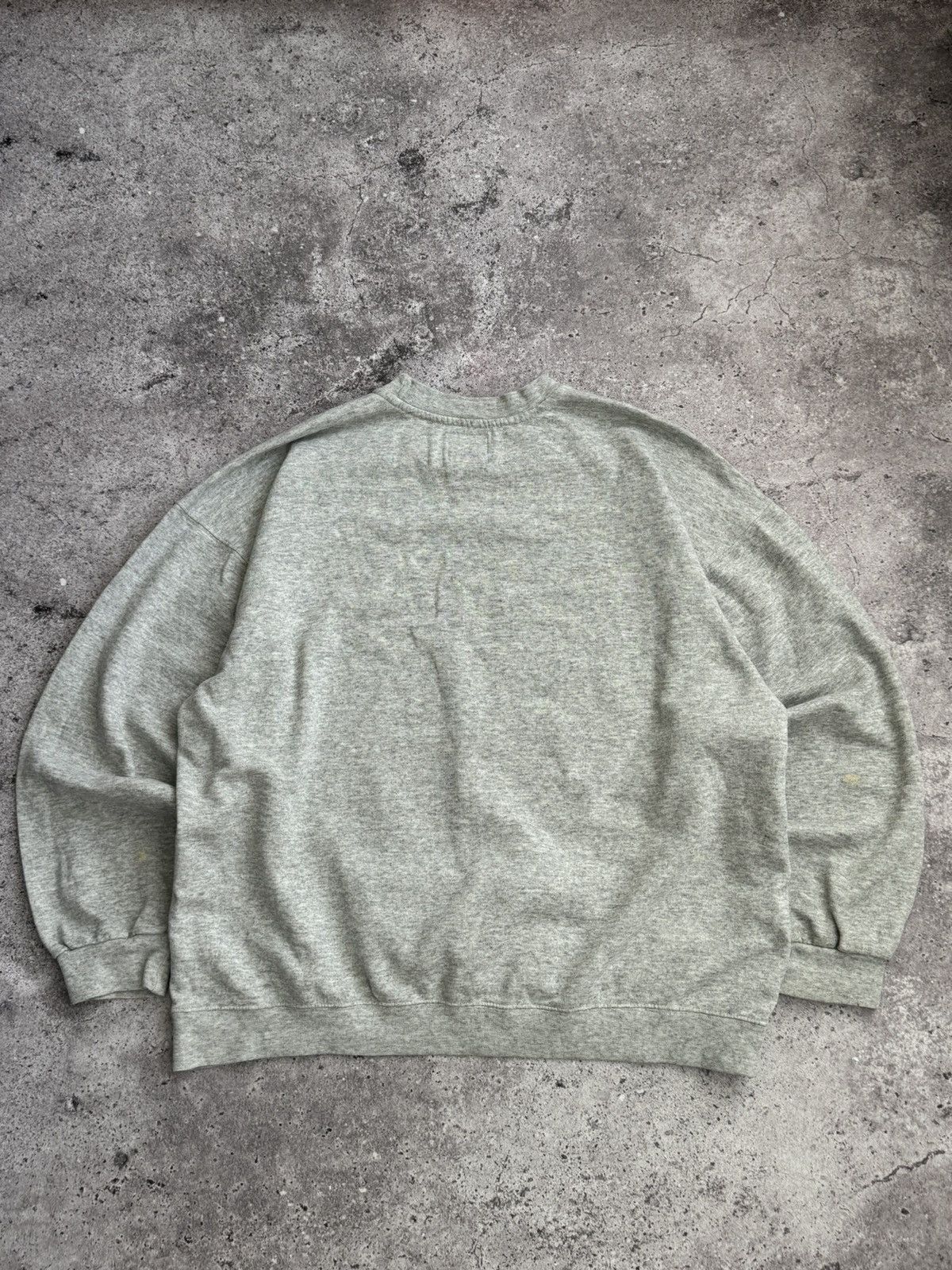 Nike × Vintage Vintage Nike 90s Y2K oversized boxy fit grey sweatshirt Size US XL / EU 56 / 4 - 11 Thumbnail