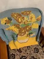 Other Unisex Cardigan Sweater Harajuku Sunflower Size M / US 6-8 / IT 42-44 - 3 Thumbnail