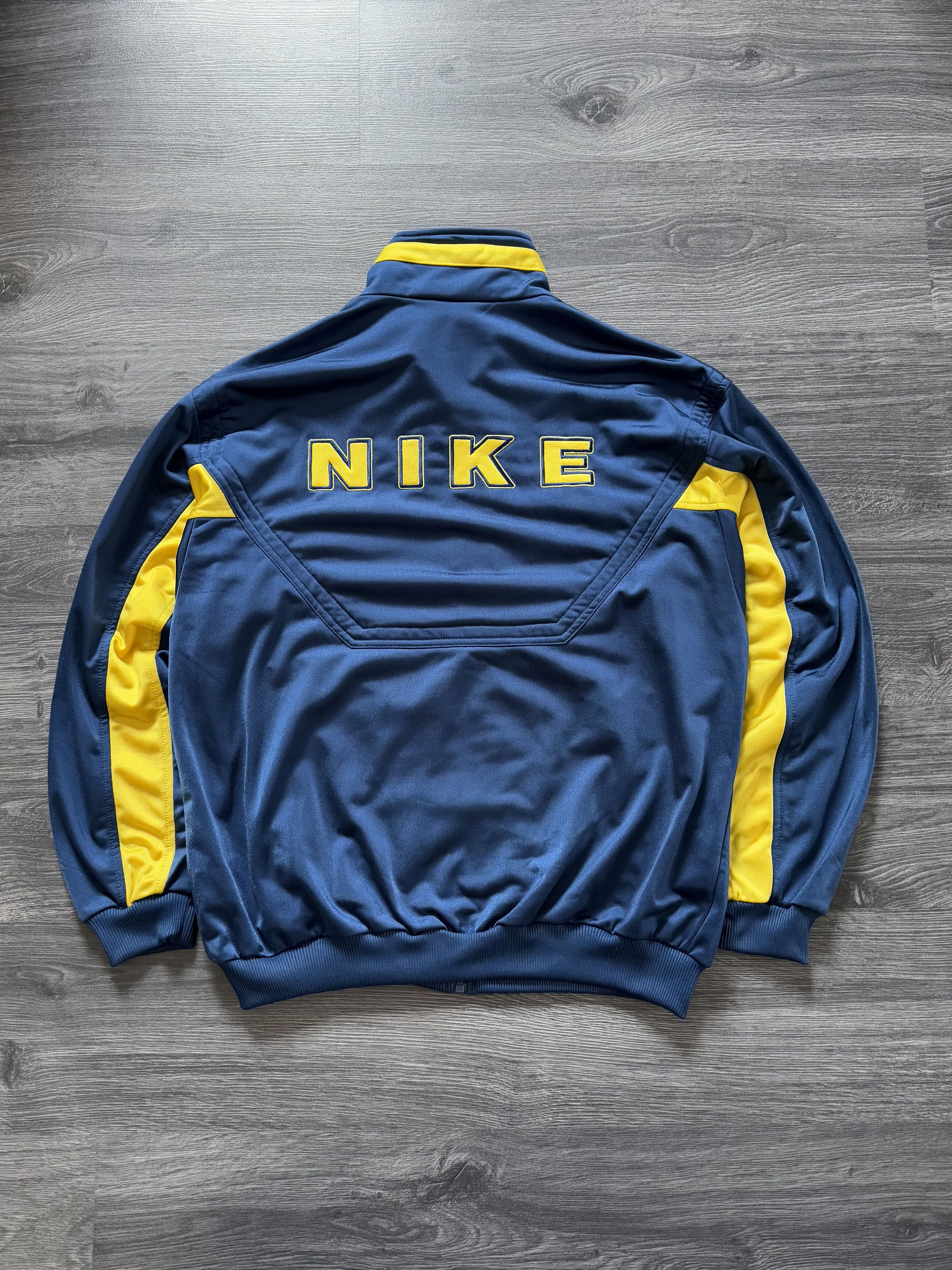 Nike Vintage Nike Track Jacket Big Logo Size US M / EU 48-50 / 2 - 2 Thumbnail