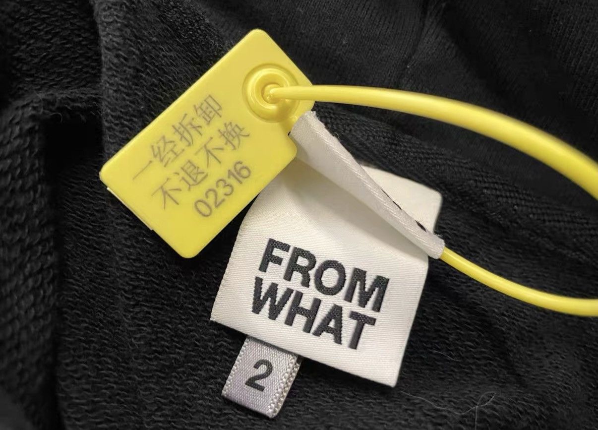 FAR FROM WHAT Far Archive WAVE Slogan Embroidered Hoodie J31 Size US S / EU 44-46 / 1 - 5 Thumbnail