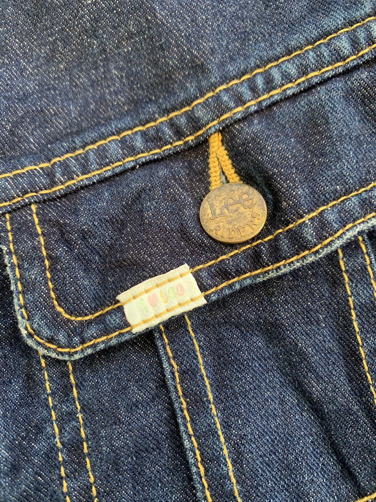 Lee Lee Earth Music & Ecology Denim Trucker Jacket Size S / US 4 / IT 40 - 5 Thumbnail