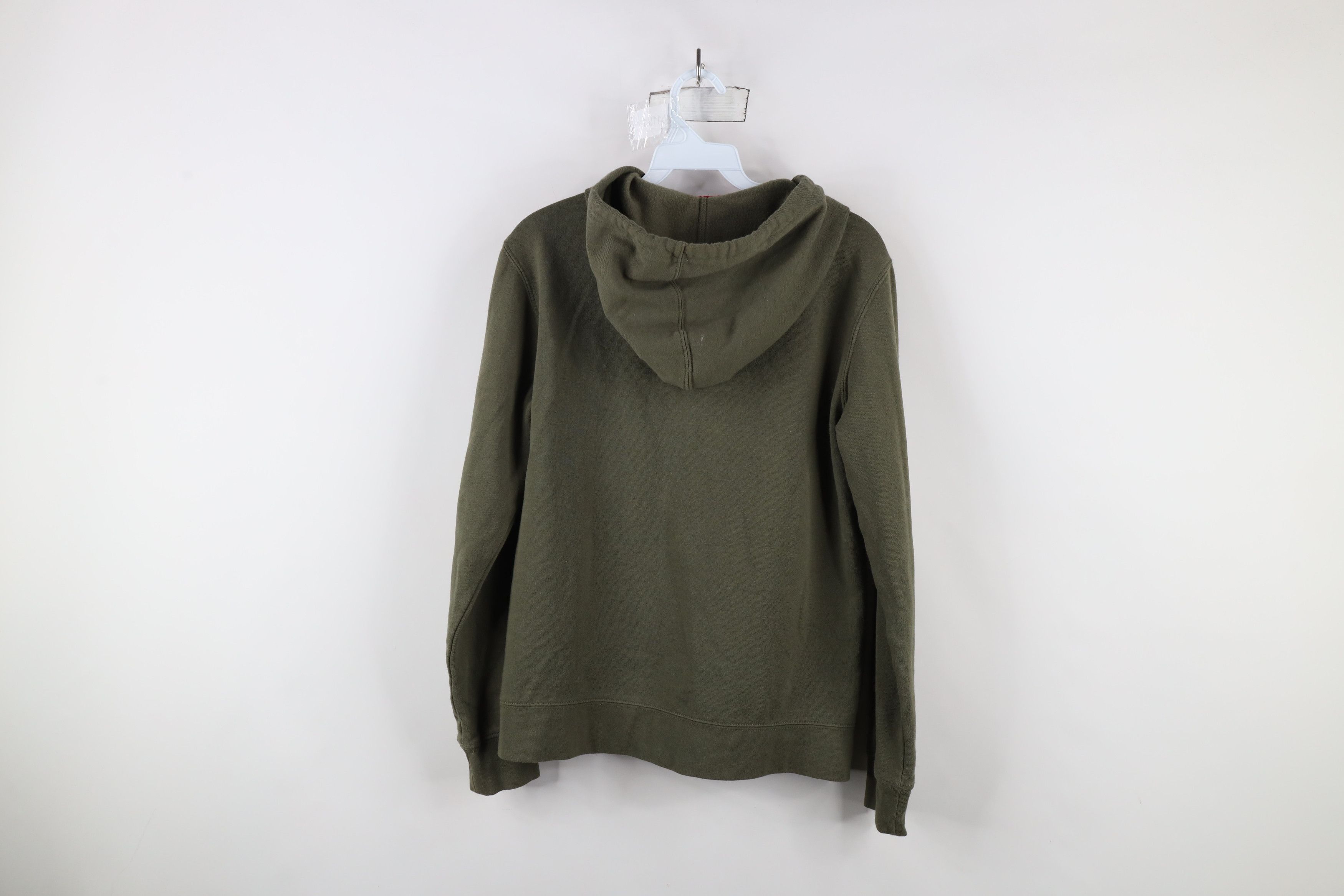 Oakley × Vintage Vintage Oakley Spell Out O Logo Full Zip Hoodie Olive Green Size US M / EU 48-50 / 2 - 13 Thumbnail