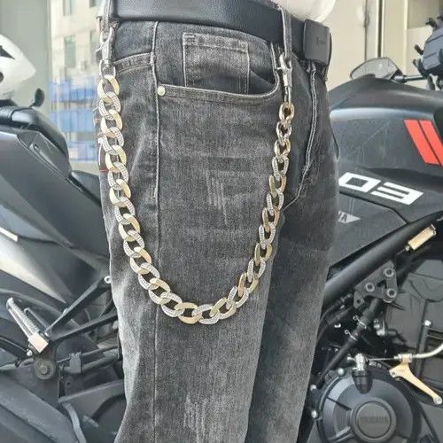 Jewelry Exaggerated Cuban Link Pants Chain Heavy Duty Size ONE SIZE - 2 Thumbnail