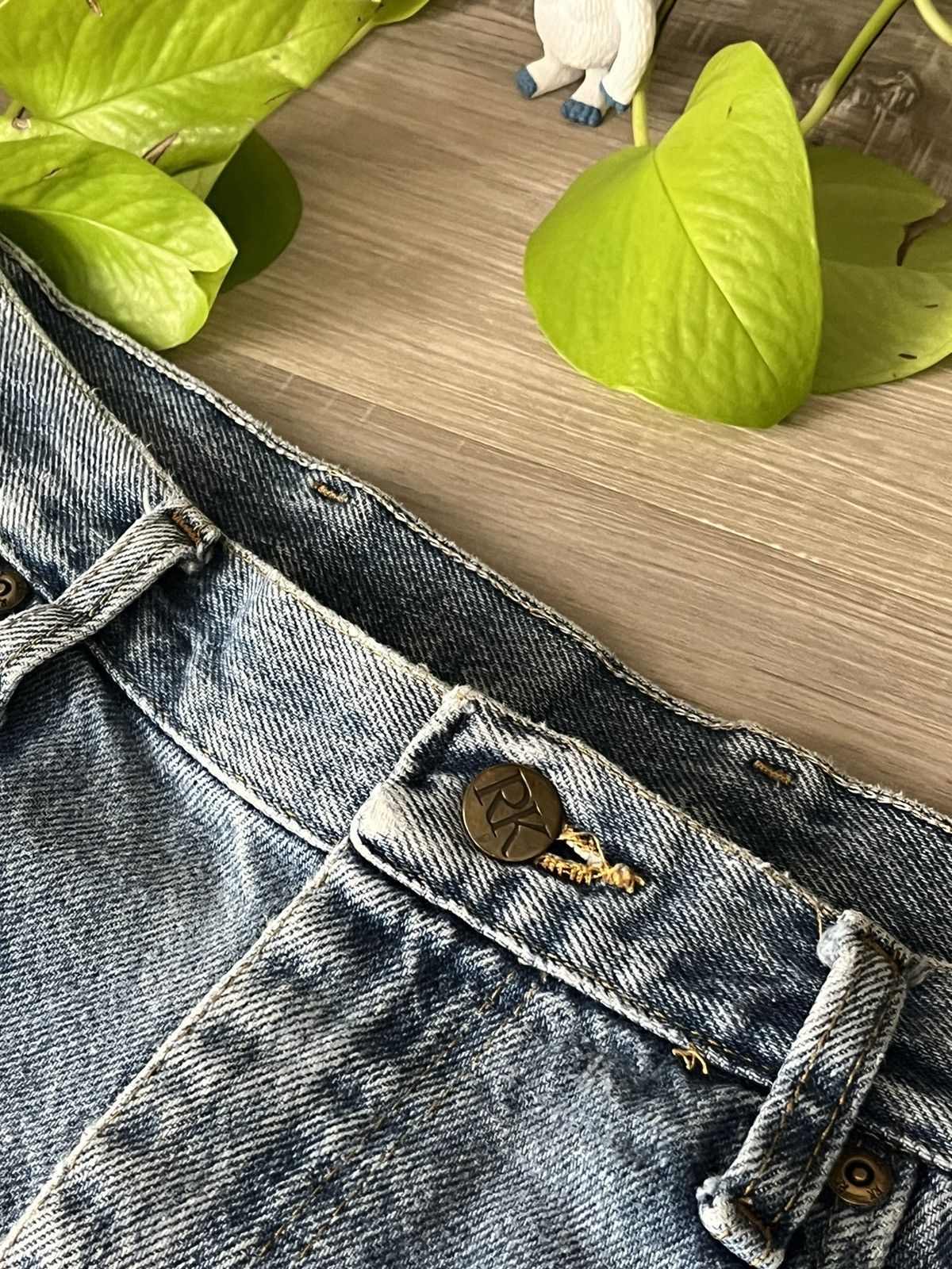 American Essentials 90s Red Kap 34x29 Workwear Denim Jeans Size US 34 / EU 50 - 9 Thumbnail