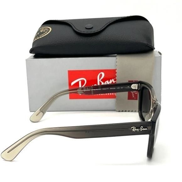 RayBan New - Ray Ban MR BURBANK RB2283 134071 Transparent Gray / Gr Size ONE SIZE - 4 Thumbnail