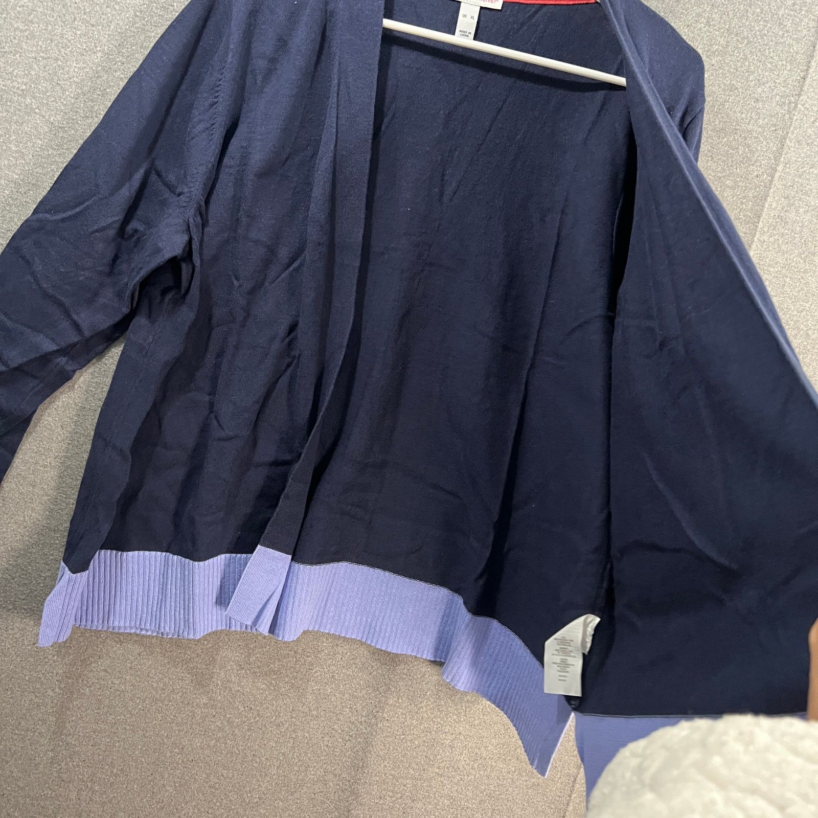 Isaac Mizrahi Isaac Mizrahi LIVE! Cardigan Sweater Navy, X-Large Size XL / US 12-14 / IT 48-50 - 4 Thumbnail