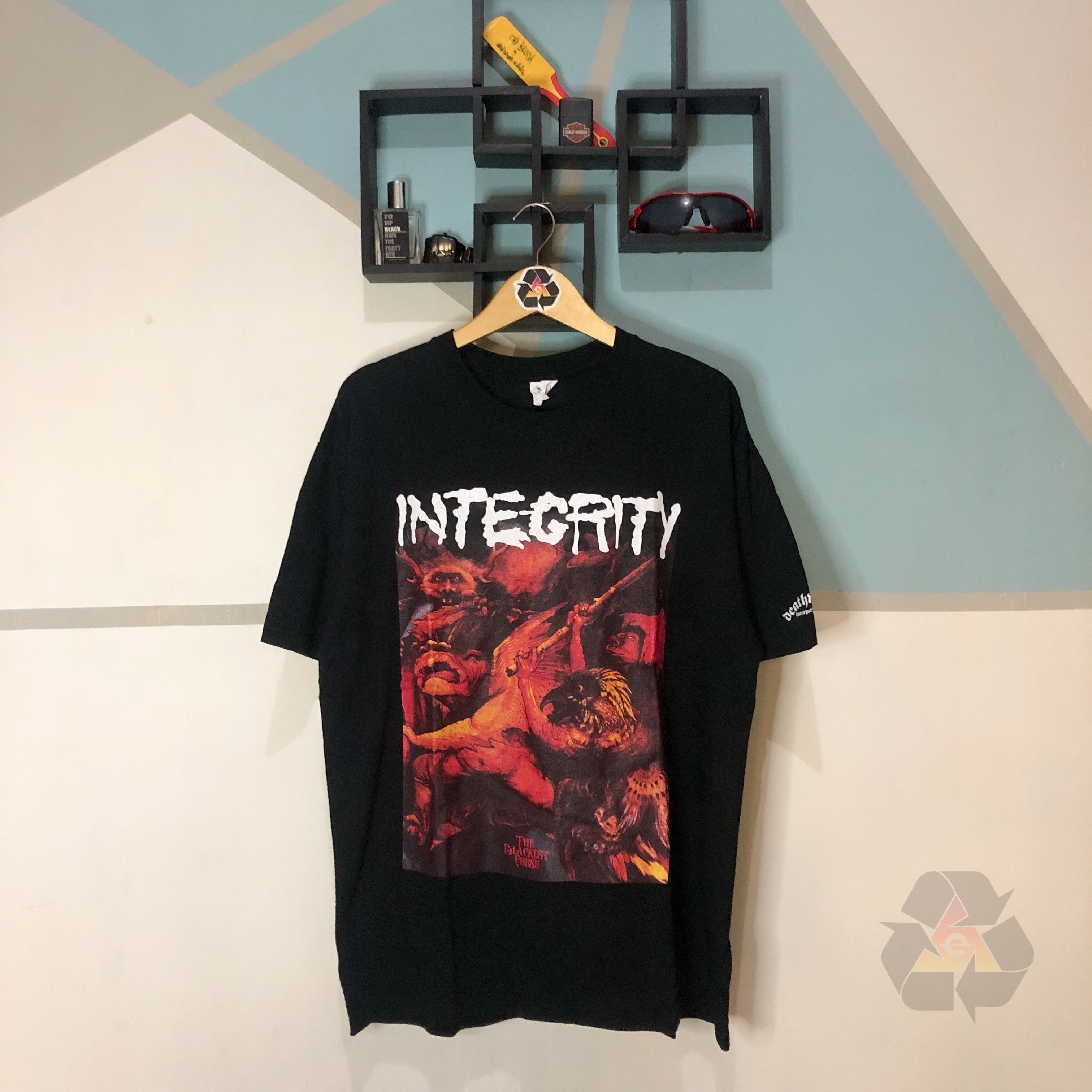 Band Tees Vintage Integrity The Blackest Curse Deatwish T-Shirt Size US XL / EU 56 / 4 - 2 Thumbnail