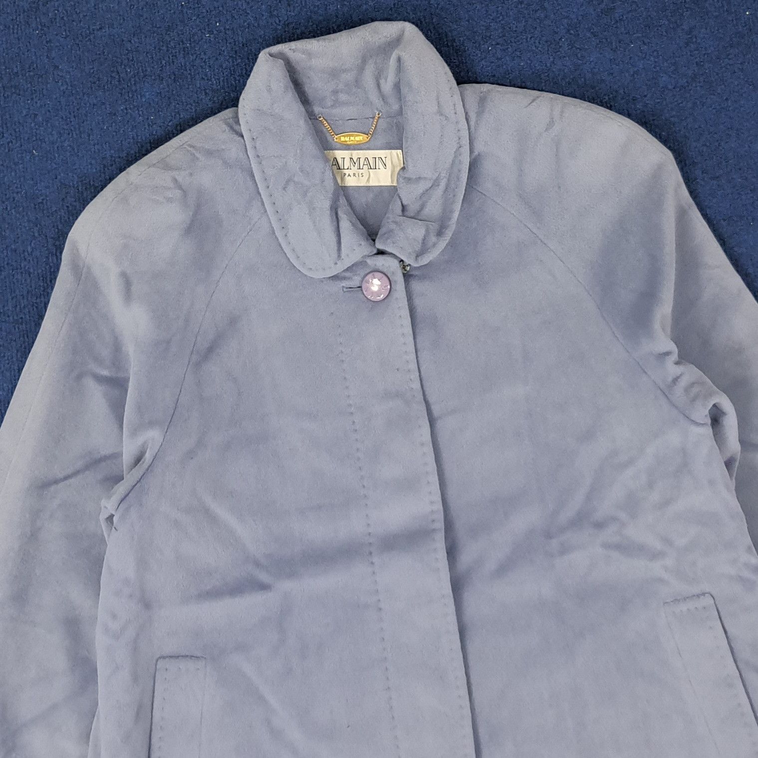 Balmain × Vintage Vintage Balmain Paris Trench Jacket C222N12 Size US M / EU 48-50 / 2 - 2 Thumbnail