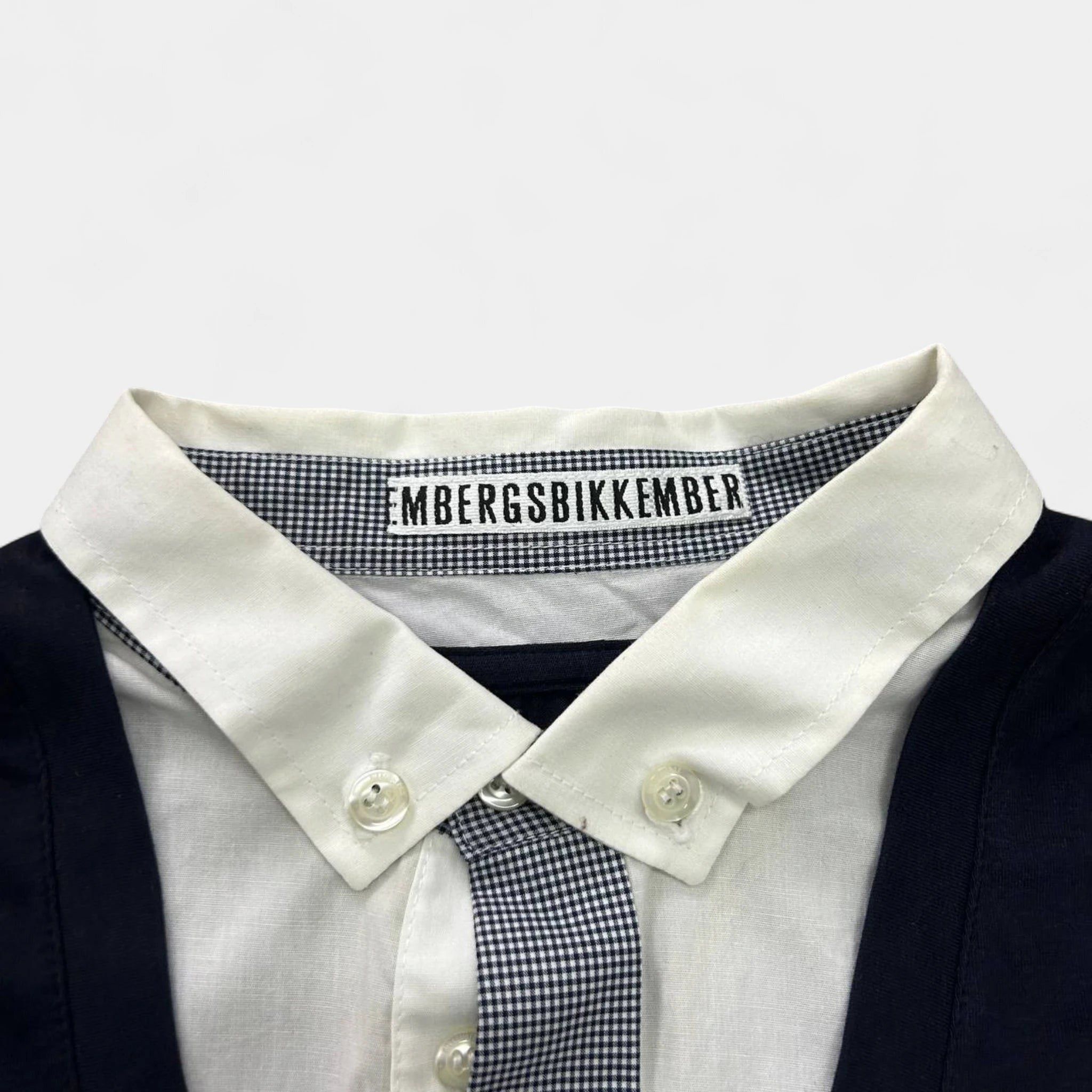 Dirk Bikkembergs Dirk Bikkembergs Trompe-l'oeil Button Shirt T-shirt Size US L / EU 52-54 / 3 - 3 Thumbnail