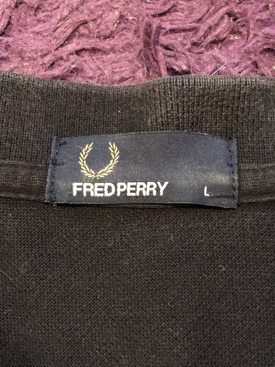 Fred Perry Vintage Streetwear T-Shirt Fred Perry polos black logo Size US L / EU 52-54 / 3 - 2 Thumbnail