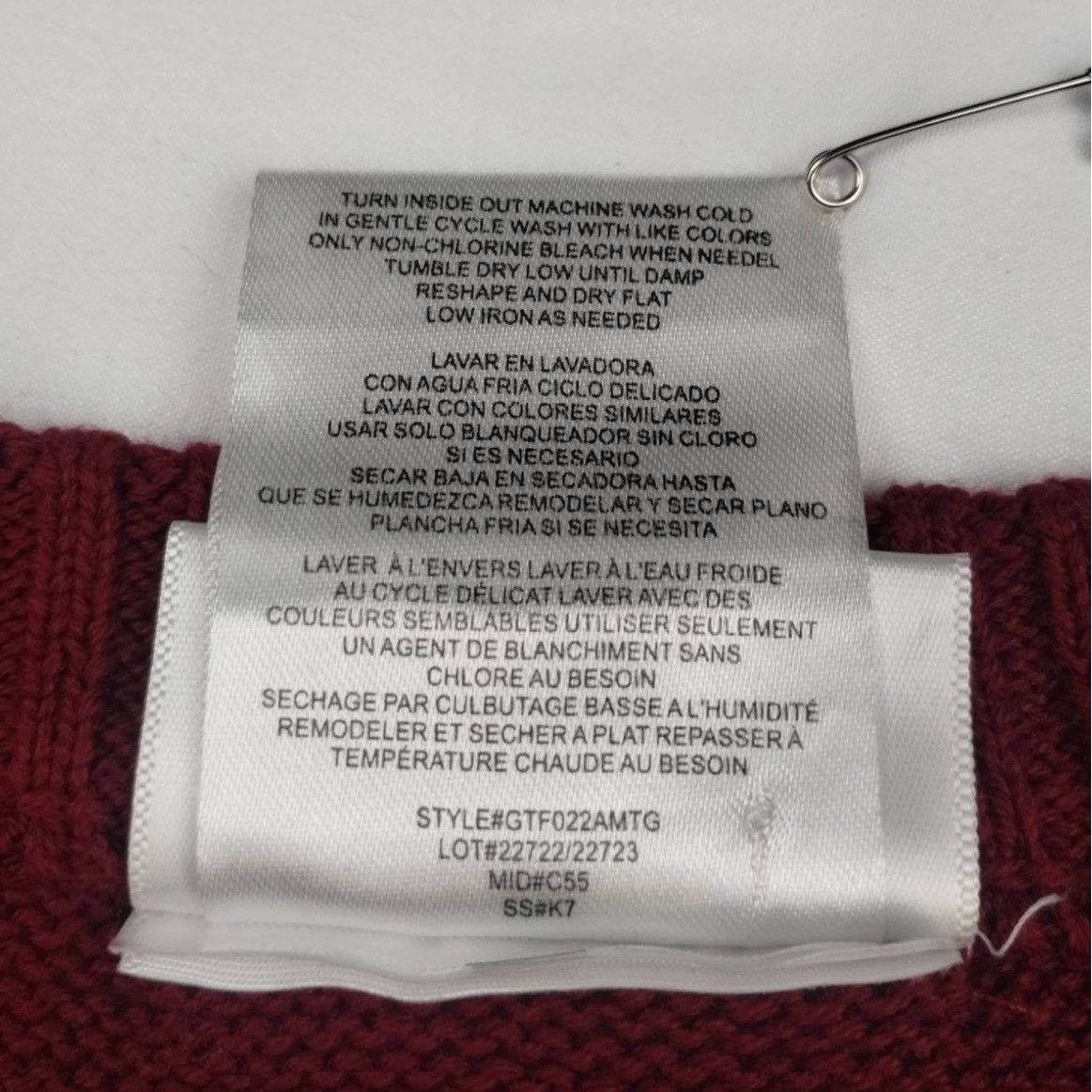 Other Game Of Thrones Men's Burgundy Sweater/Pullover SzXL SKU3867 Size US XL / EU 56 / 4 - 6 Thumbnail