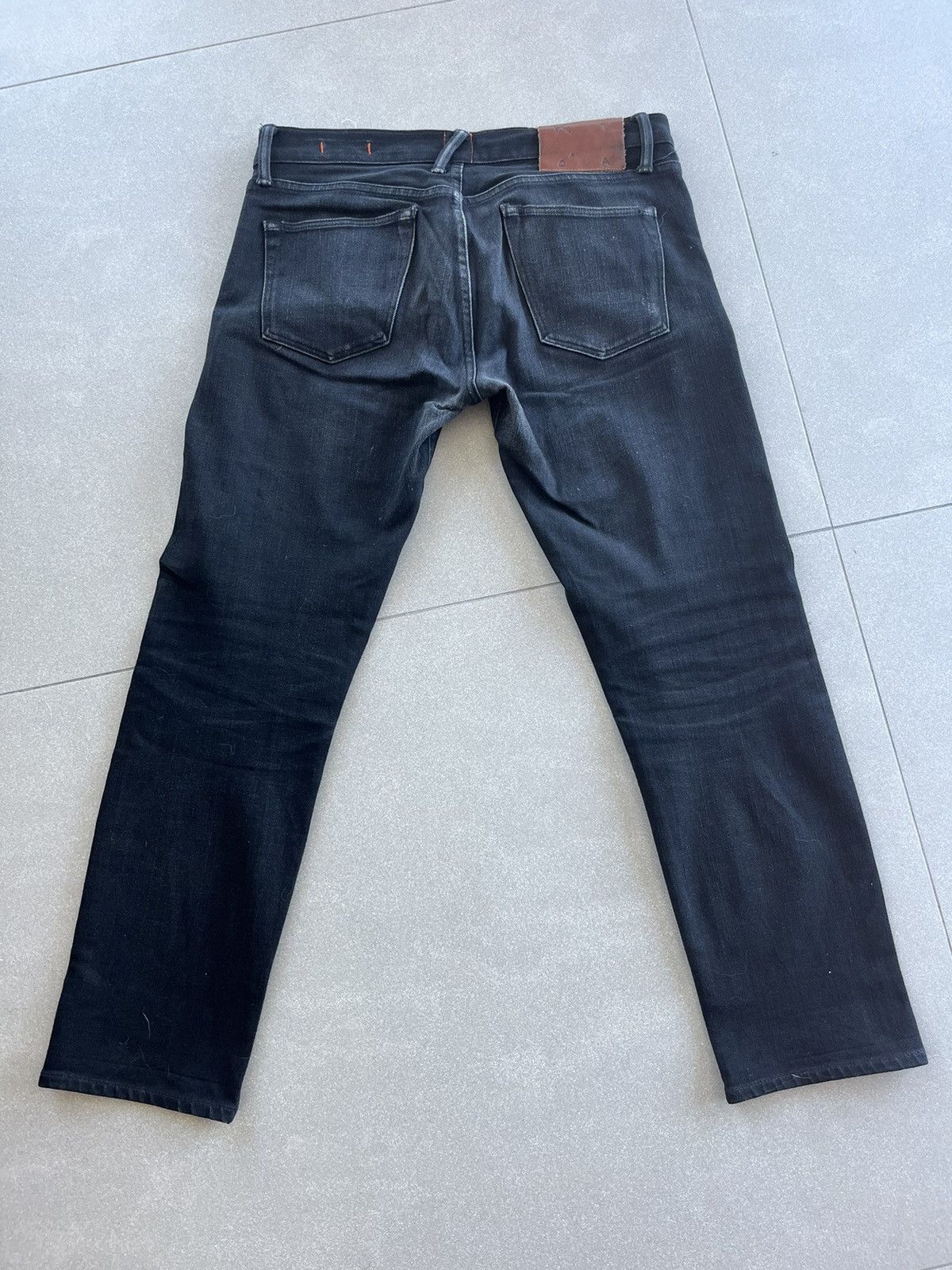 Hiroshi Kato Hiroshi Karo The Pen Slim Selvedge Black Denim Jeans Size US 30 / EU 46 - 3 Thumbnail