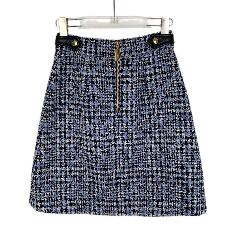 Louis Vuitton Louis Vuitton Blue logo jacquard full print wool knit casu Size 33" - 2 Thumbnail