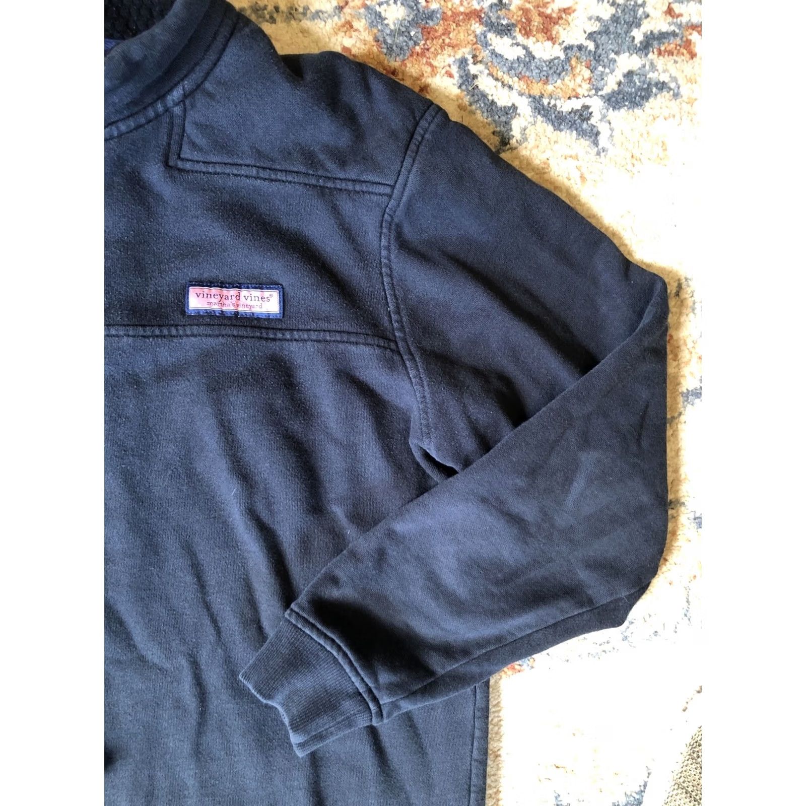 Vineyard Vines Vineyard Vines Sweater Vest 1/4 Zip Navy Men’s Size S Golf Shirt/Vest Size US S / EU 44-46 / 1 - 5 Thumbnail