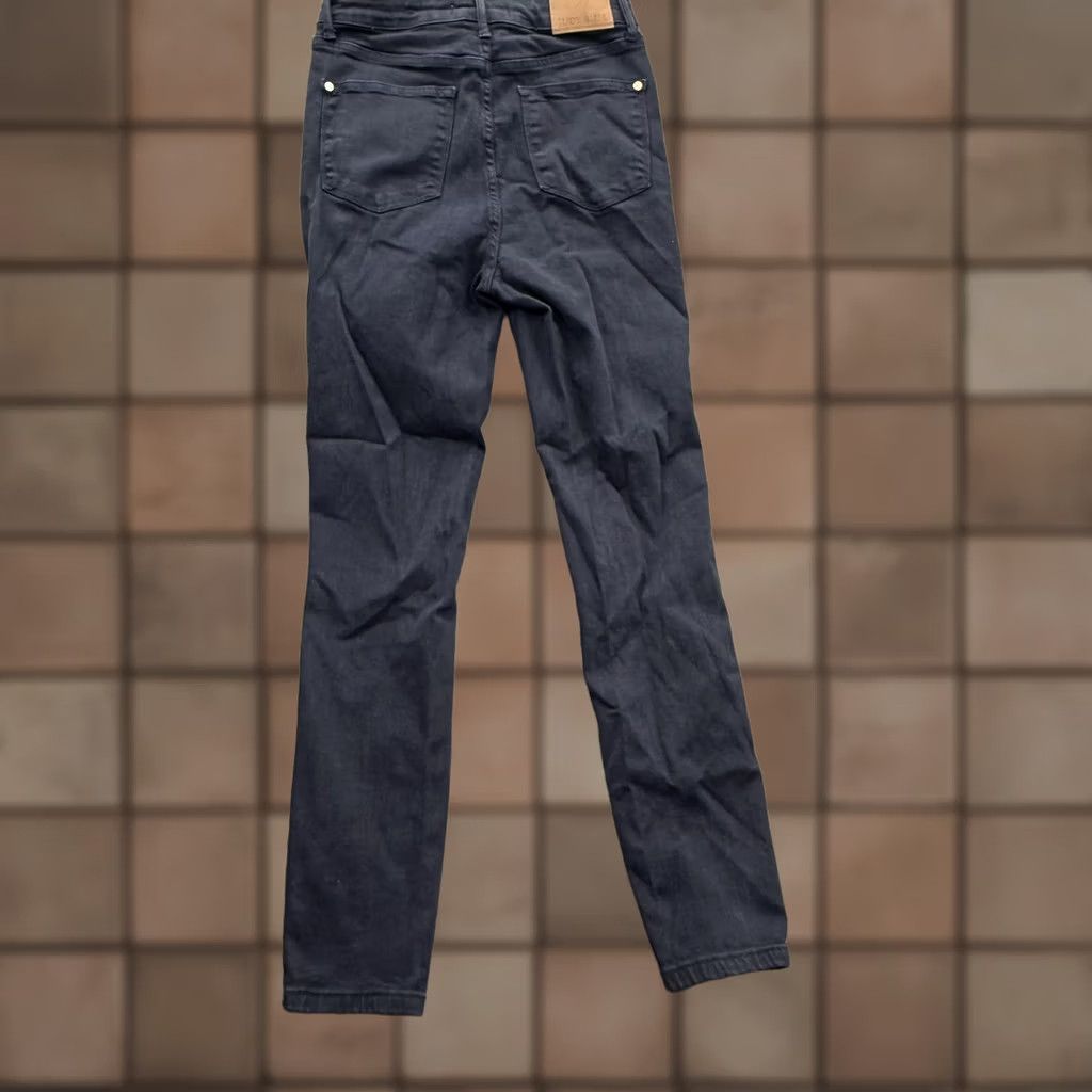 Denime Judy Blue Jeans Womens 9/29 Blue Garment Dyed Mid Rise Skinny Stretch Denim Jeans Women Dark Blue 5-Pocket Size 30" / US 8 / IT 44 - 1 Thumbnail