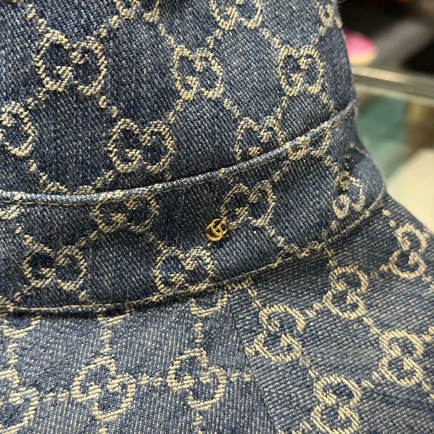 Gucci Gucci Denim Bucket Hat. Size ONE SIZE - 5 Thumbnail