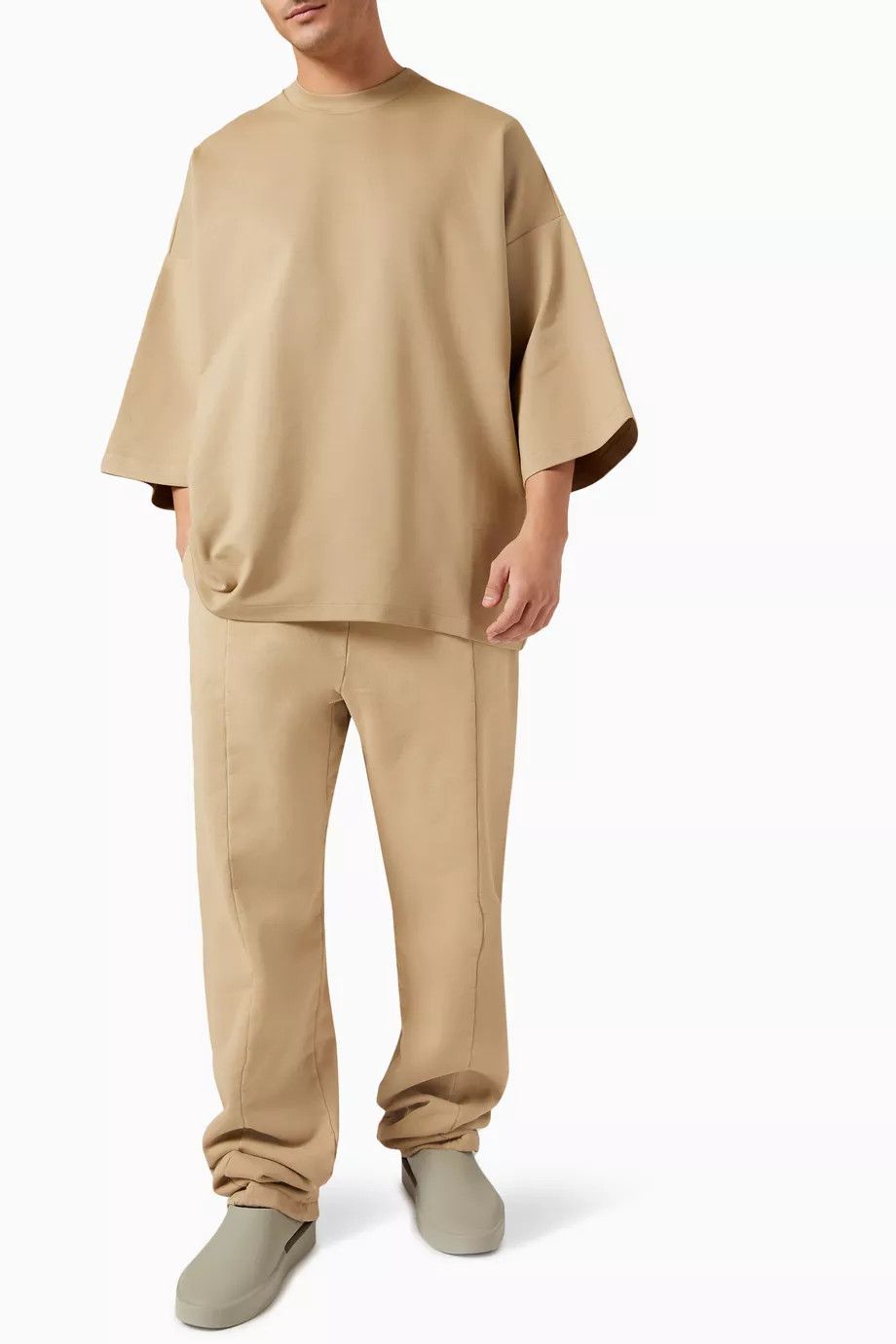 Fear of God o1s22i1n1024 Sweatpants & Joggers in Beige Size US 34 / EU 50 - 2 Thumbnail