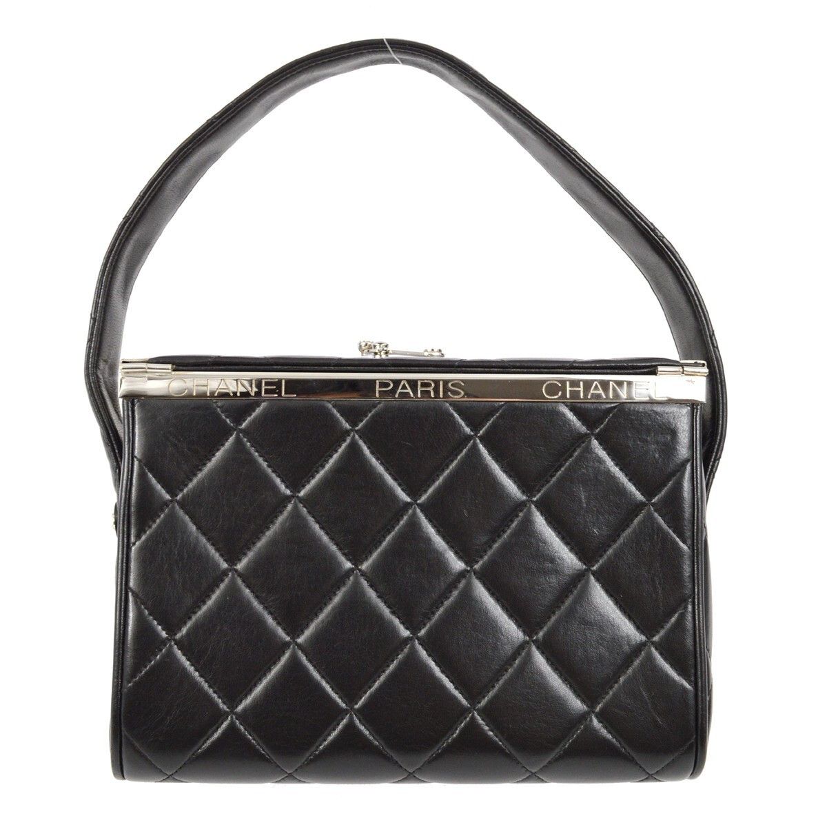 Chanel Chanel Vintage Metal Box Bag Quilted Lambskin Size ONE SIZE - 1 Thumbnail