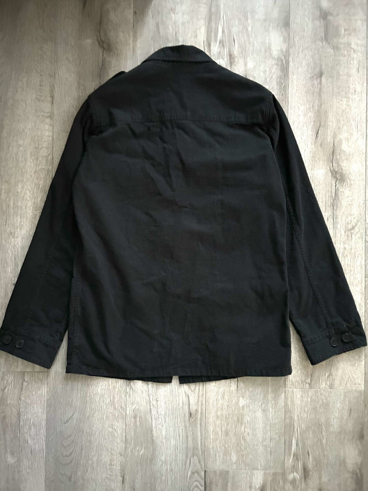 Saint Laurent Paris SS15 "Psych Rock" Black Utility Jacket Hedi Size US M / EU 48-50 / 2 - 2 Thumbnail
