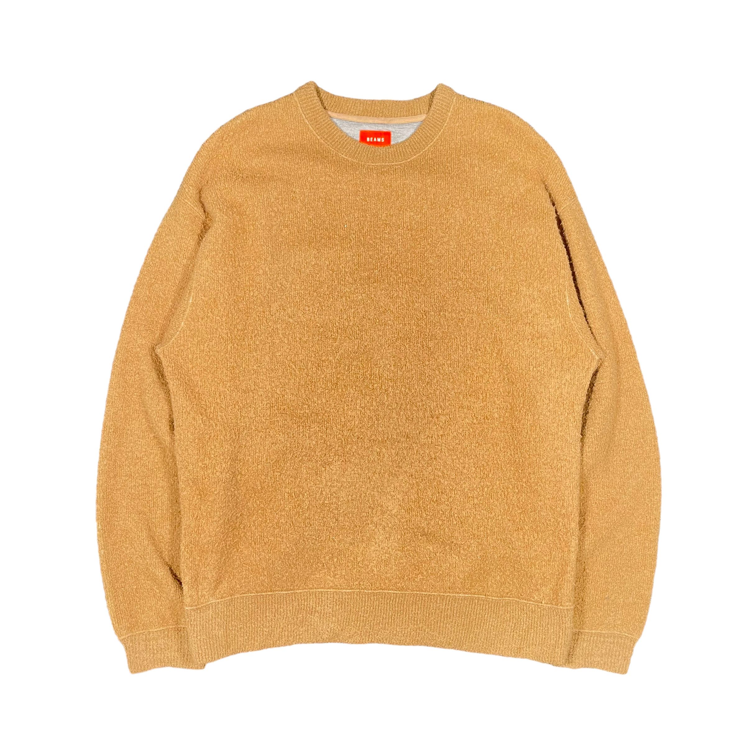 Beams Plus × Beauty Beast Beams Oversize Mohair Textured Sweater Size US XL / EU 56 / 4 - 1 Thumbnail