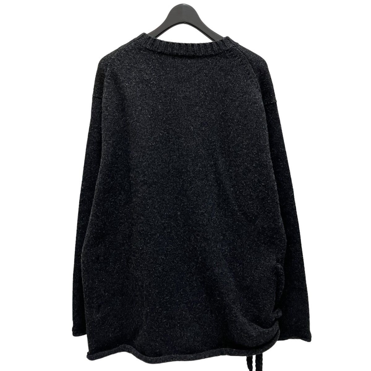 Yohji Yamamoto YYPH Lace-up design wool knit sweater HR-K33-188 Size US L / EU 52-54 / 3 - 2 Thumbnail