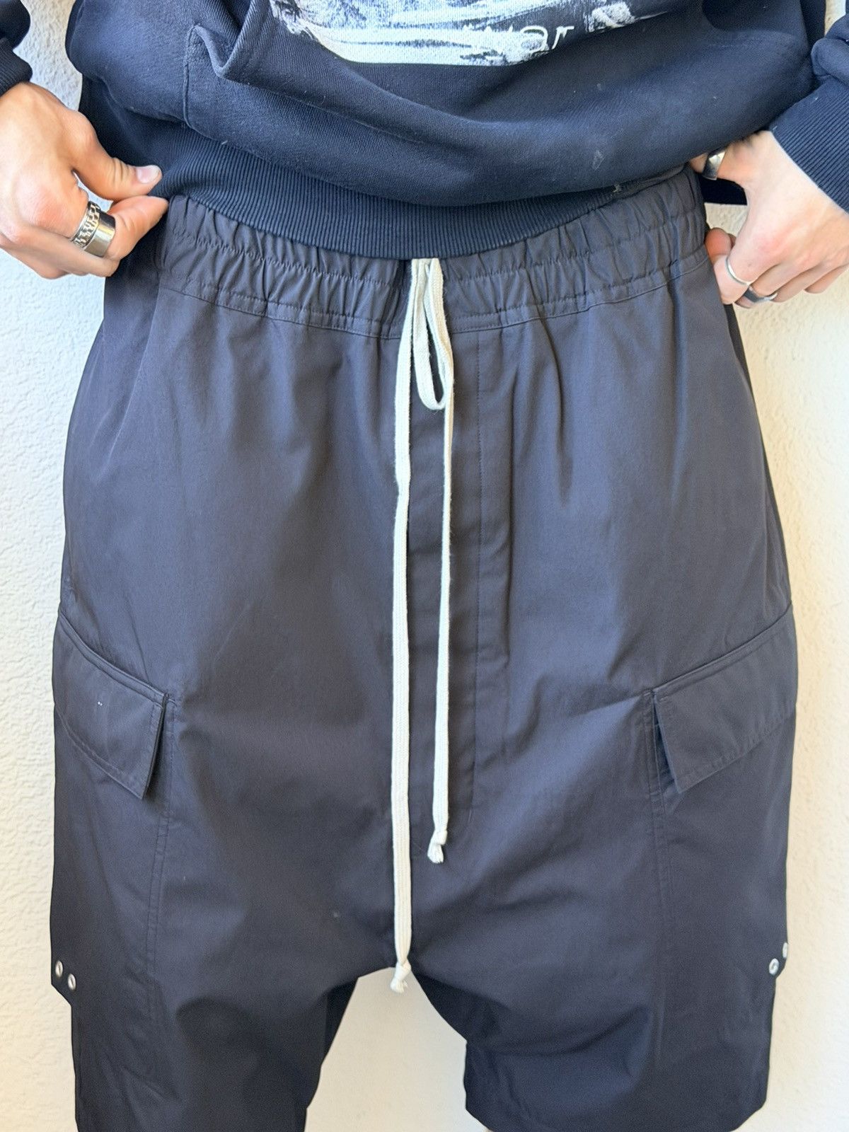 Rick Owens Rick Owens Drop Crotch Shorts Size US 32 / EU 48 - 4 Thumbnail
