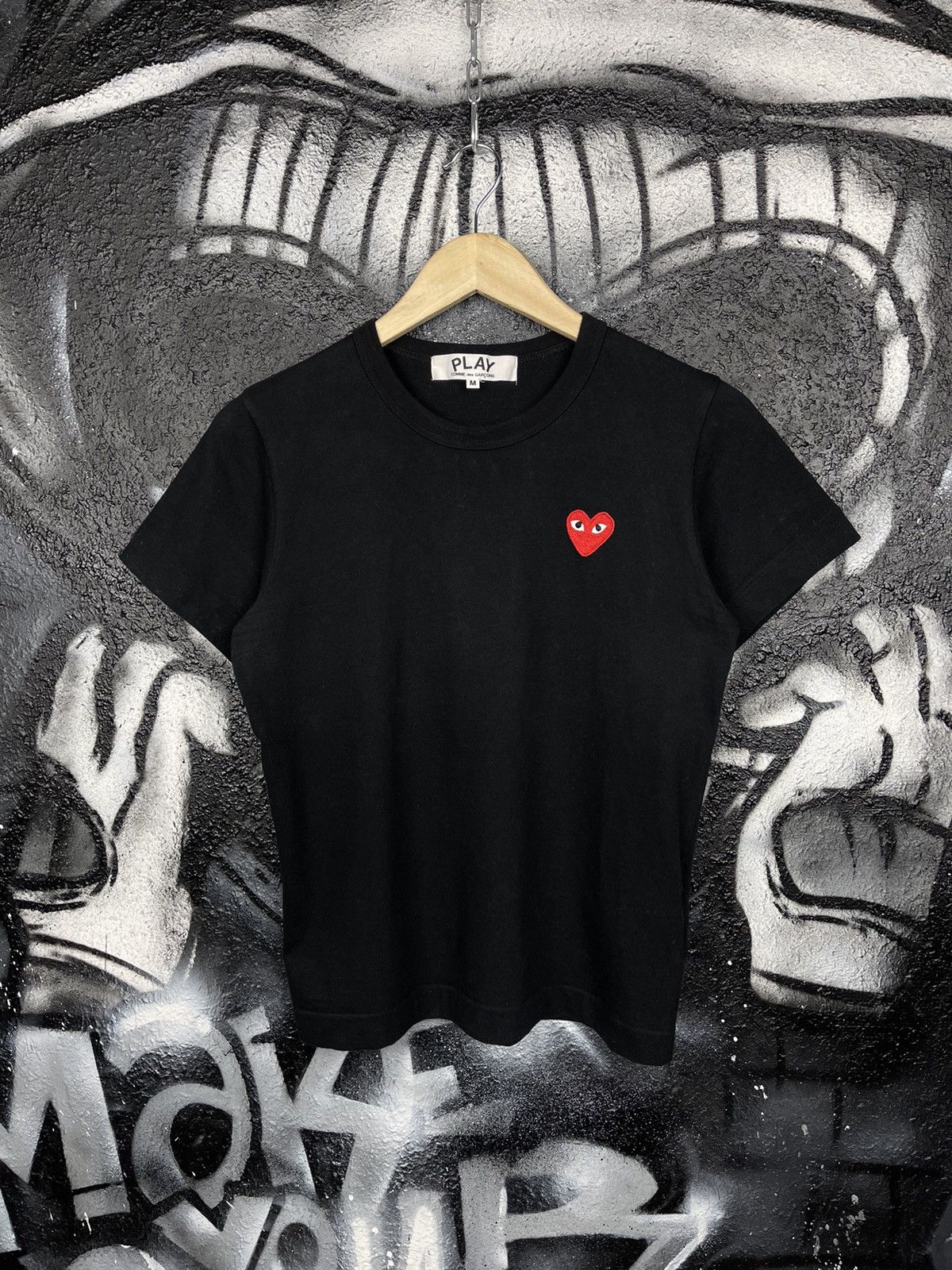 Comme des Garcons PLAY Comme Des Garcons PLAY Red Heart Logo T-Shirt WMNS Size M Size M / US 6-8 / IT 42-44 - 3 Thumbnail