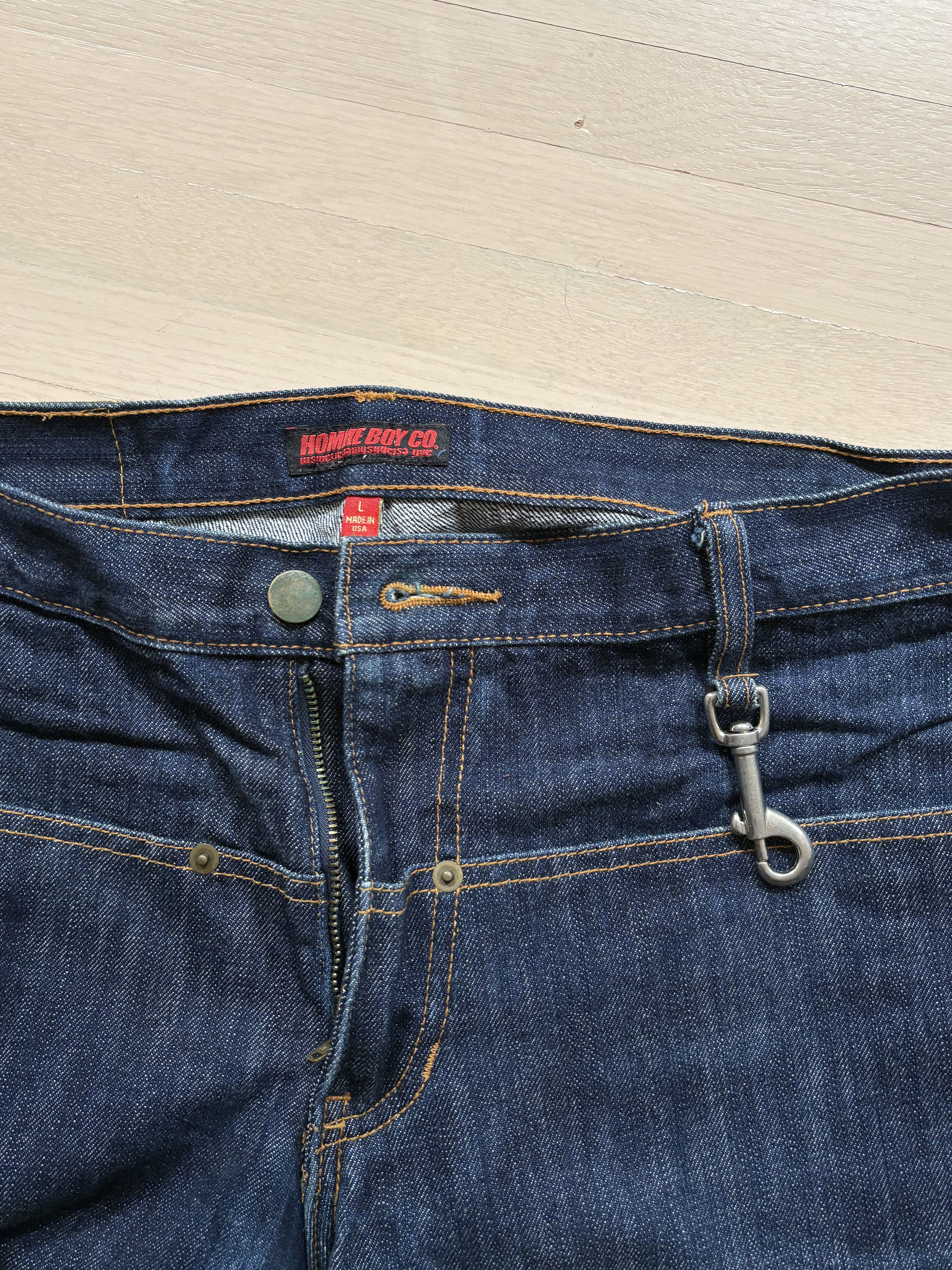 HOMME BOY CO. Homme Boy Co. 12 Pocket Indigo Raw Denim Jeans Size US 32 / EU 48 - 4 Thumbnail