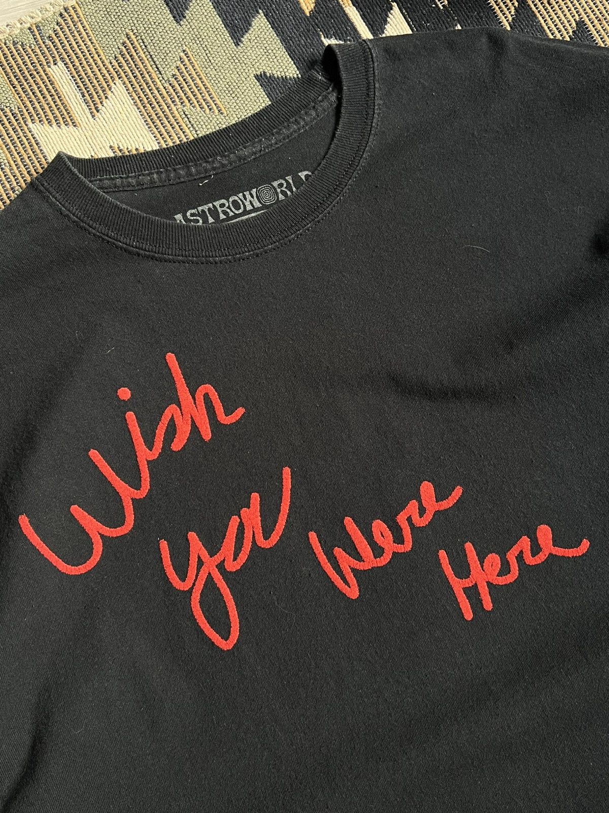 Travis Scott Astroworld Tour Wish You Were Here Popcorn Long Sleeve Tee Size US M / EU 48-50 / 2 - 8 Thumbnail