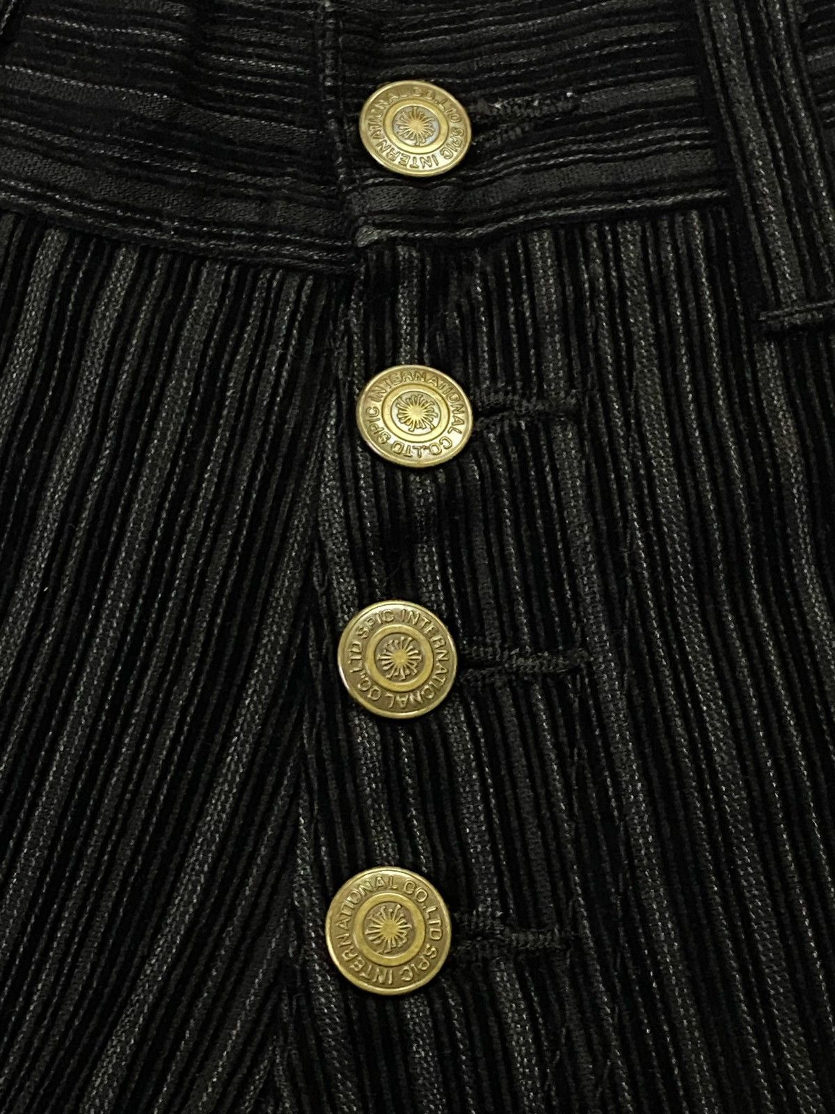 Tornado Mart Tornado Mart Flared Striped Corduroy Cotton Pants Size US 29 - 14 Thumbnail