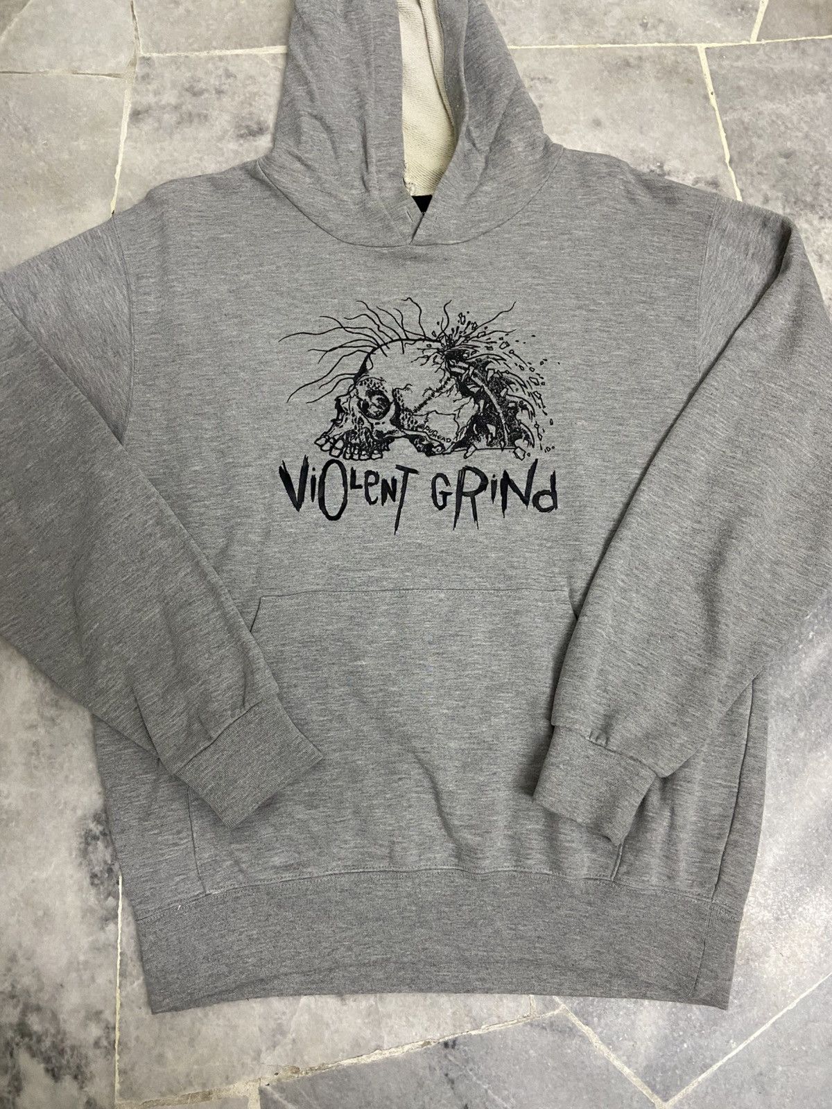 Vintage Vintage Violent Grind Pushead Hoodie Metallica Nirvana Size US M / EU 48-50 / 2 - 4 Thumbnail