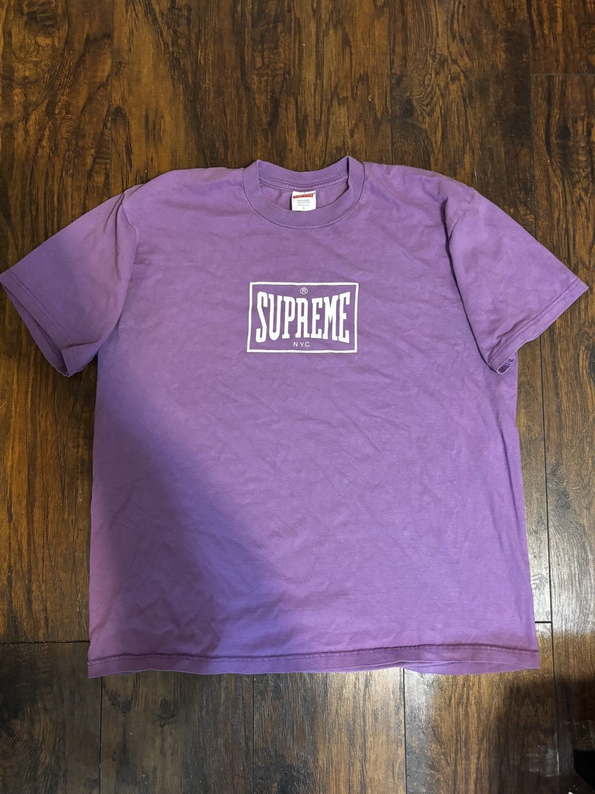 Supreme purple supreme shirt Size US L / EU 52-54 / 3 - 1 Thumbnail