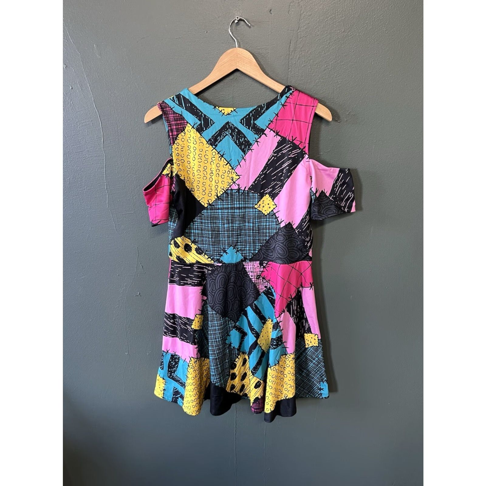 Hot Topic Hot Topic Juniors Sally Patchwork Dress Nightmare Before Christmas Cosplay Size L / US 10 / IT 46 - 2 Thumbnail