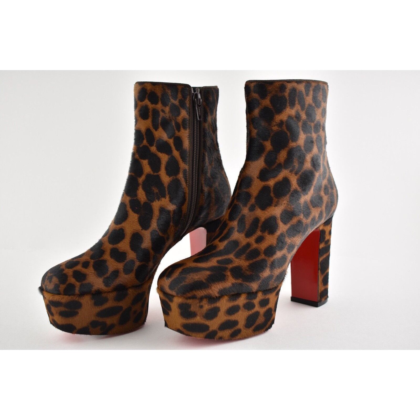 Christian Louboutin Christian Louboutin Protoboot 110 Black Leopard Platform Size US 5.5 / IT 35.5 - 9 Thumbnail