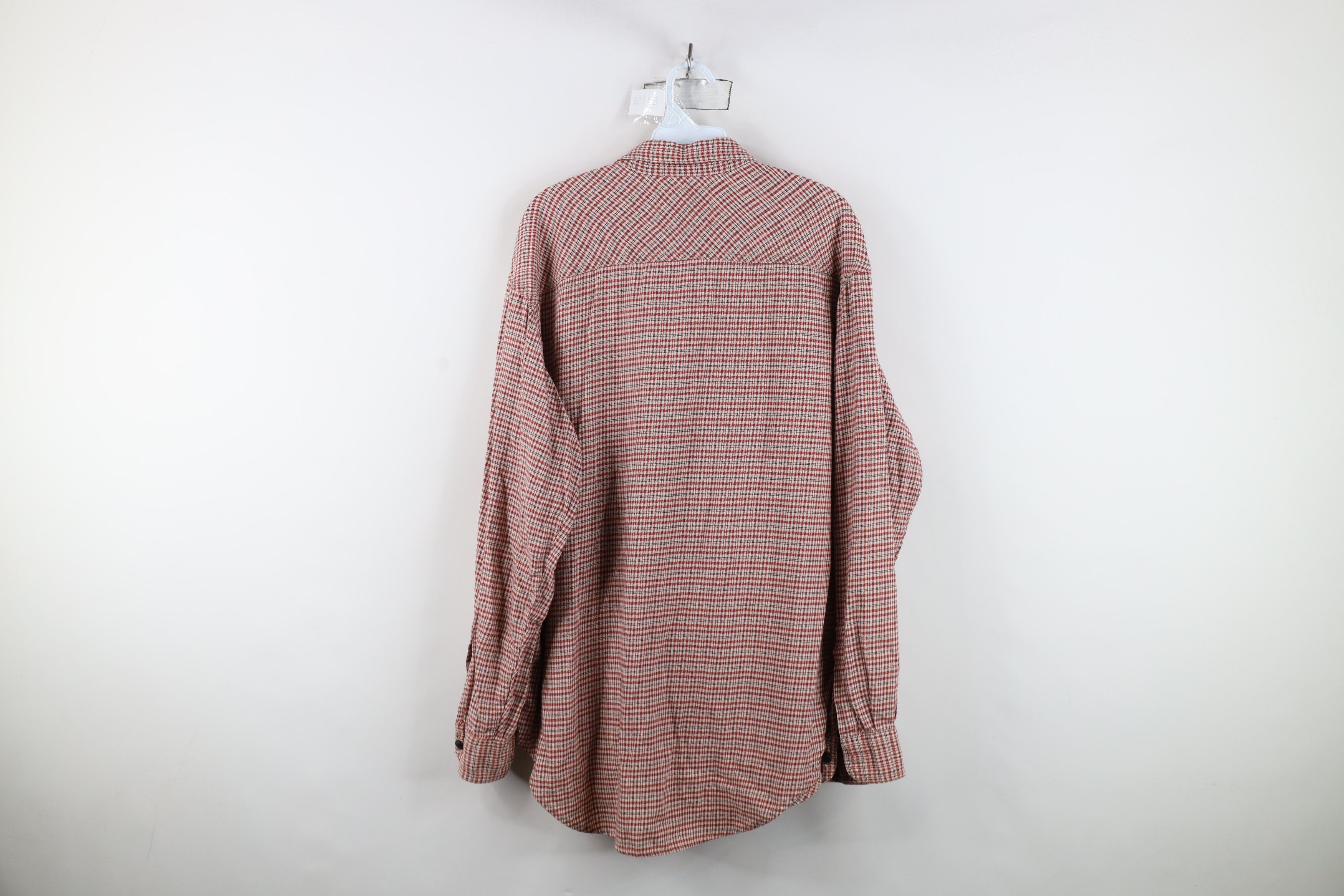 Levi's Vintage 90s Levis Baggy Flannel Collared Button Shirt Plaid Size US L / EU 52-54 / 3 - 11 Thumbnail