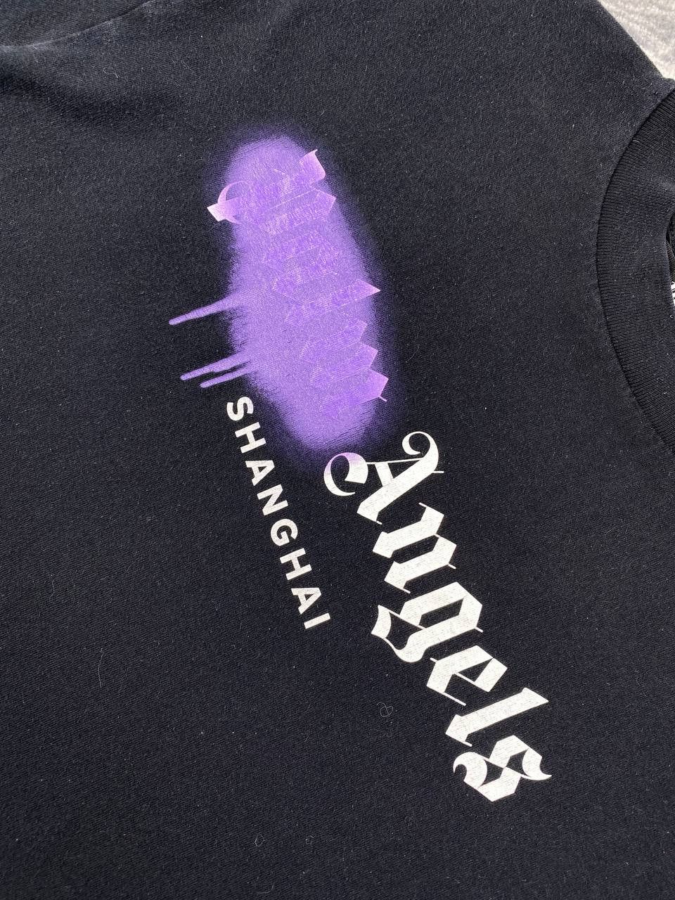 Palm Angels Palm Angels London Sprayed Logo T-shirt Men Size M Black Size US M / EU 48-50 / 2 - 3 Thumbnail