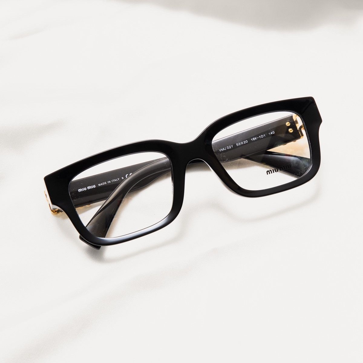 Miu Miu MIU MIU 0MU 02YV 16K1O1 GLASSES Size ONE SIZE - 6 Thumbnail
