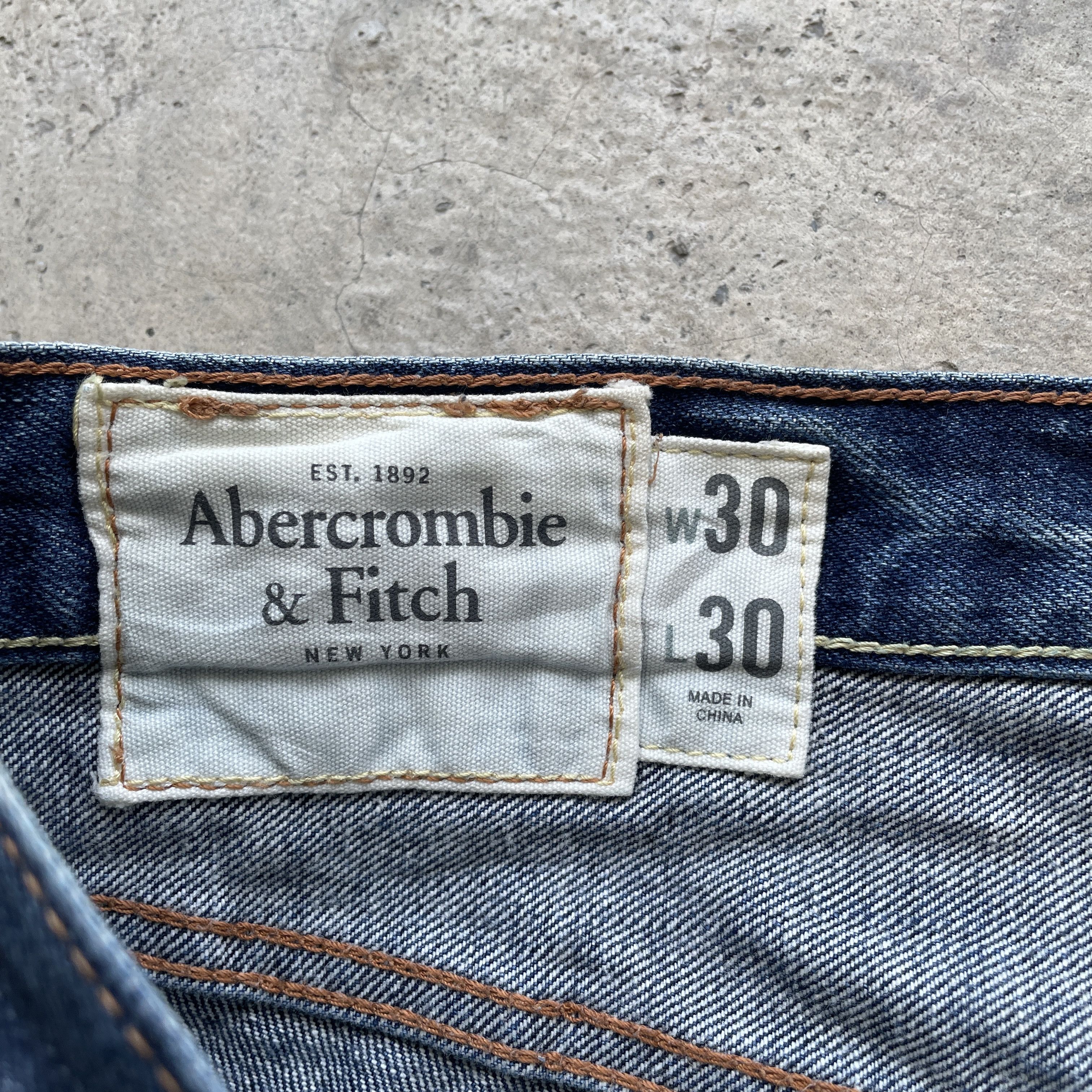 Abercrombie & Fitch W32 VINTAGE A&F DISTRESSED FLARE JEANS BOOTCUT DENIM PANTS Size US 32 / EU 48 - 7 Thumbnail