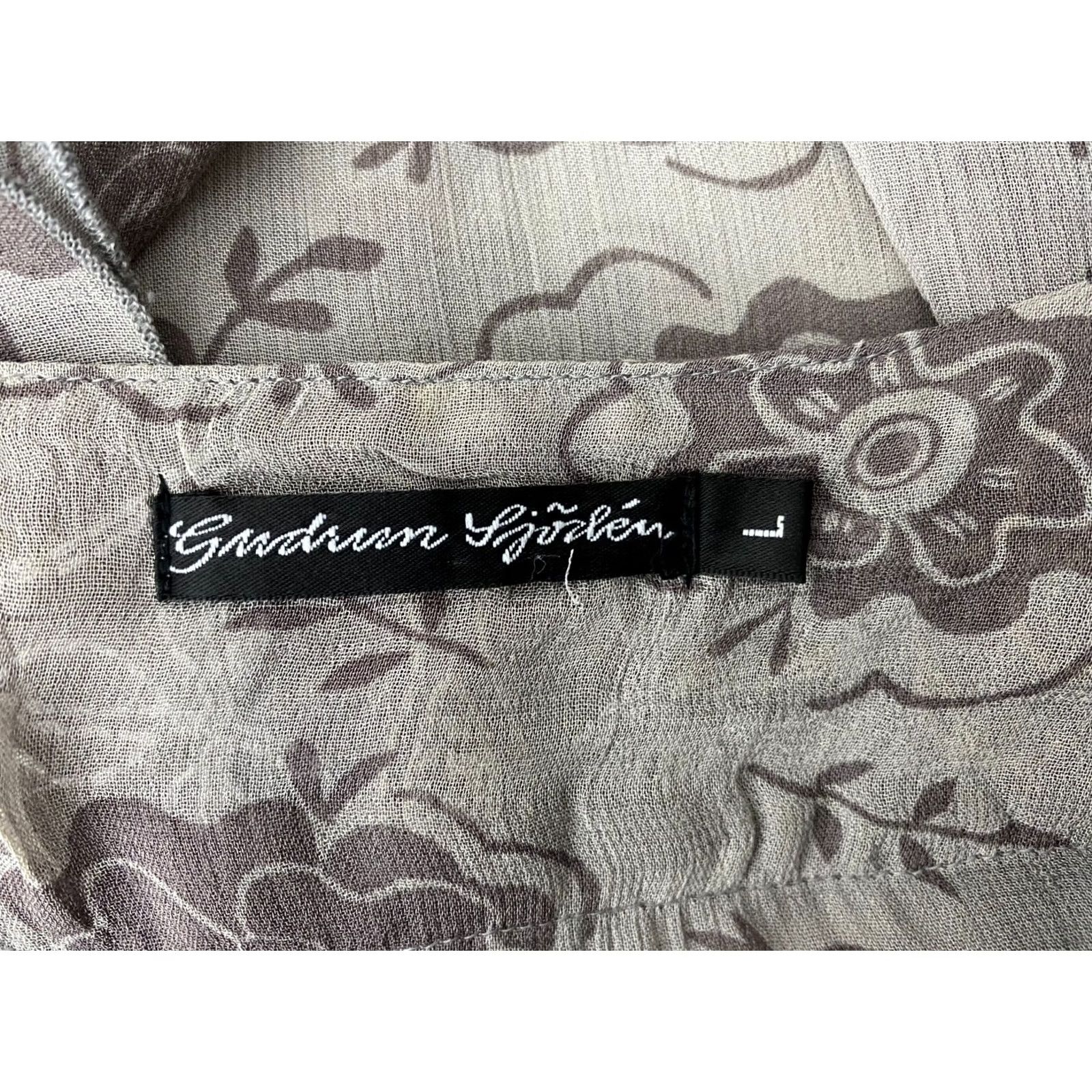 Vintage Gudrun Sjoden Grey Tunic Blouse Shirt L Women Shirt Tunic Grey Size L / US 10 / IT 46 - 5 Thumbnail