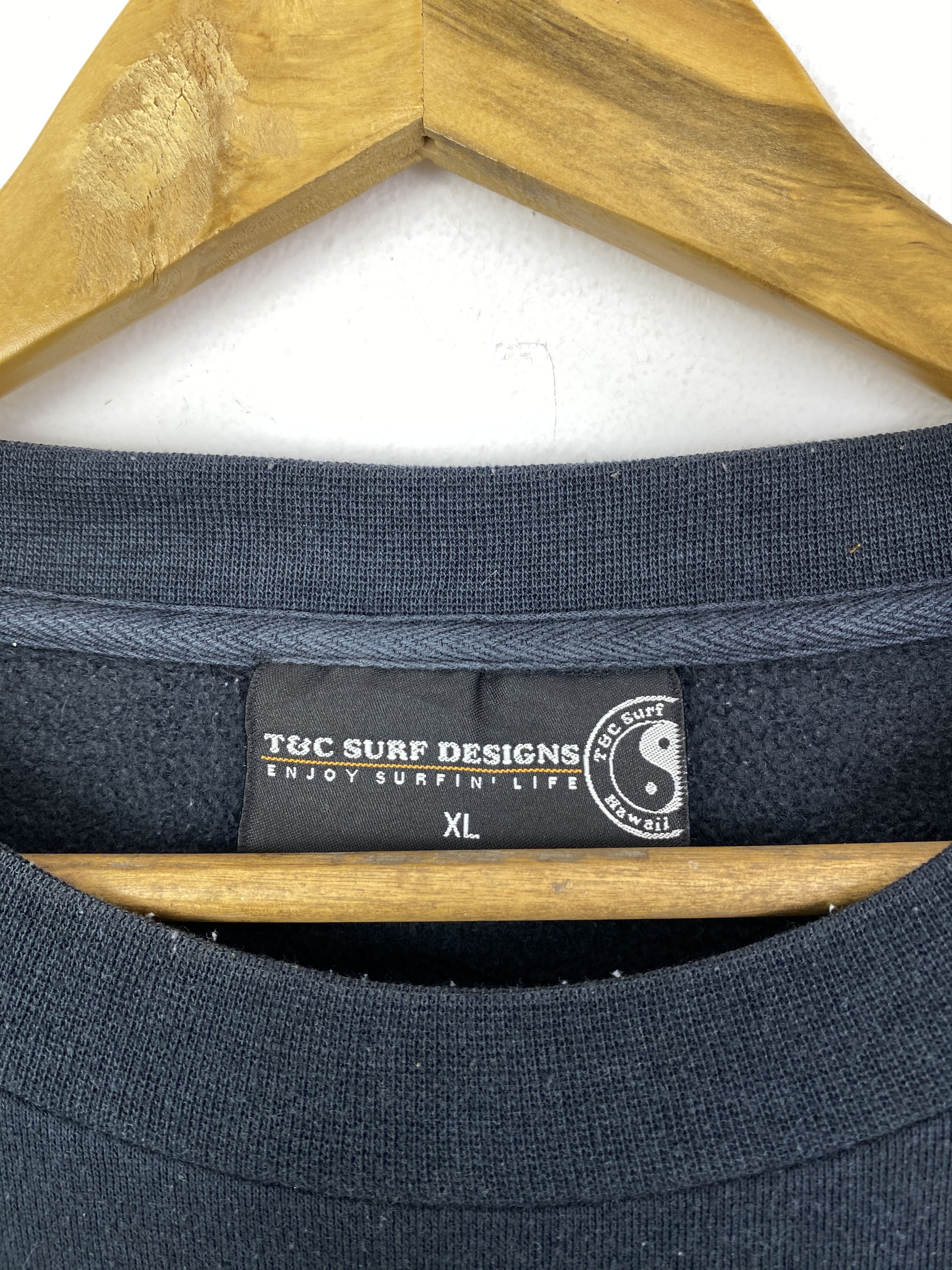 Other Vintage T&C Surf Design Pullover Backhit Sweatshirt SH0093 Size US XL / EU 56 / 4 - 8 Thumbnail
