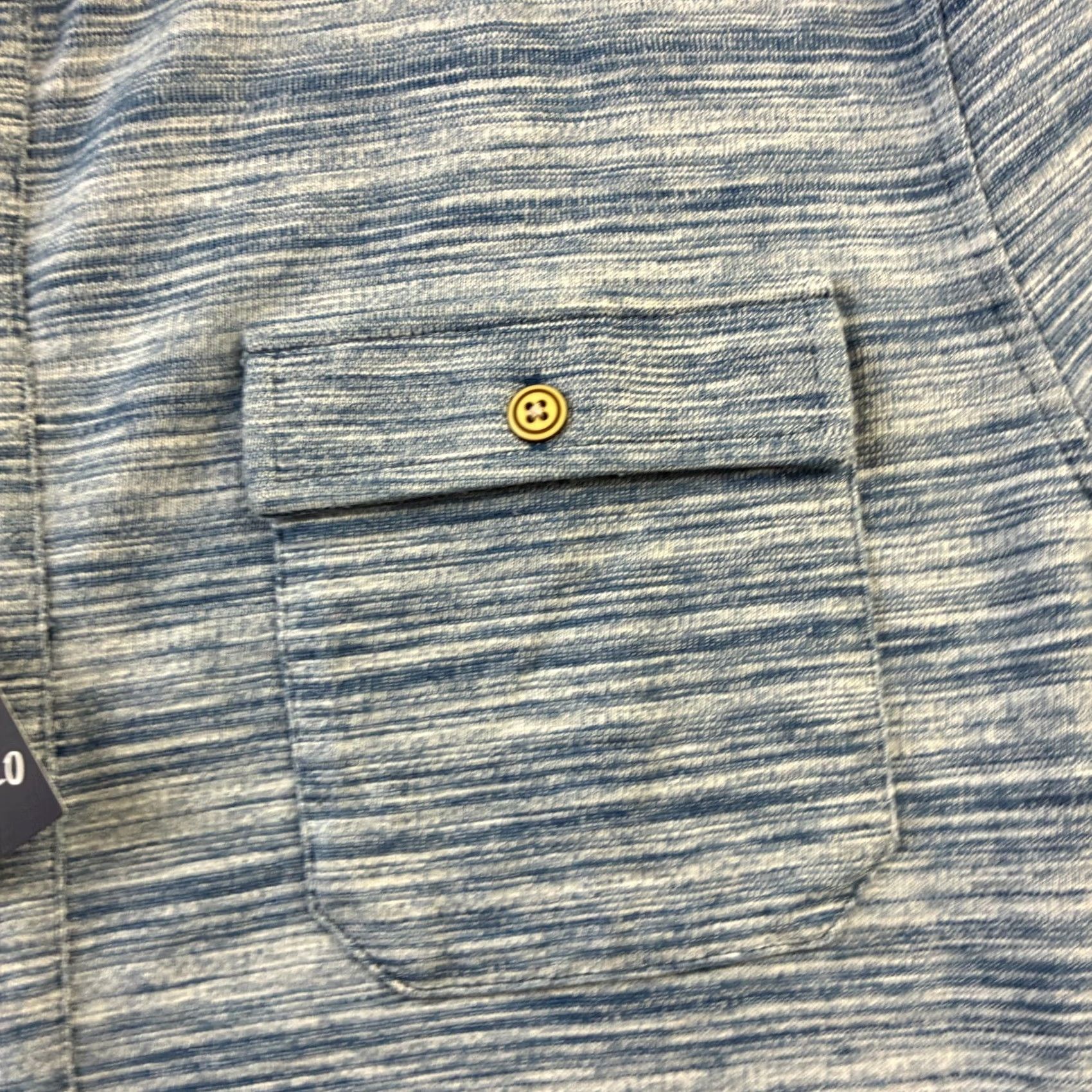 johnnie-O johnnie-O Shirt Mens M Blue Shirt Jacket Indigo Bateman Overshirt Denim Button-Up with Pockets Size US M / EU 48-50 / 2 - 5 Thumbnail