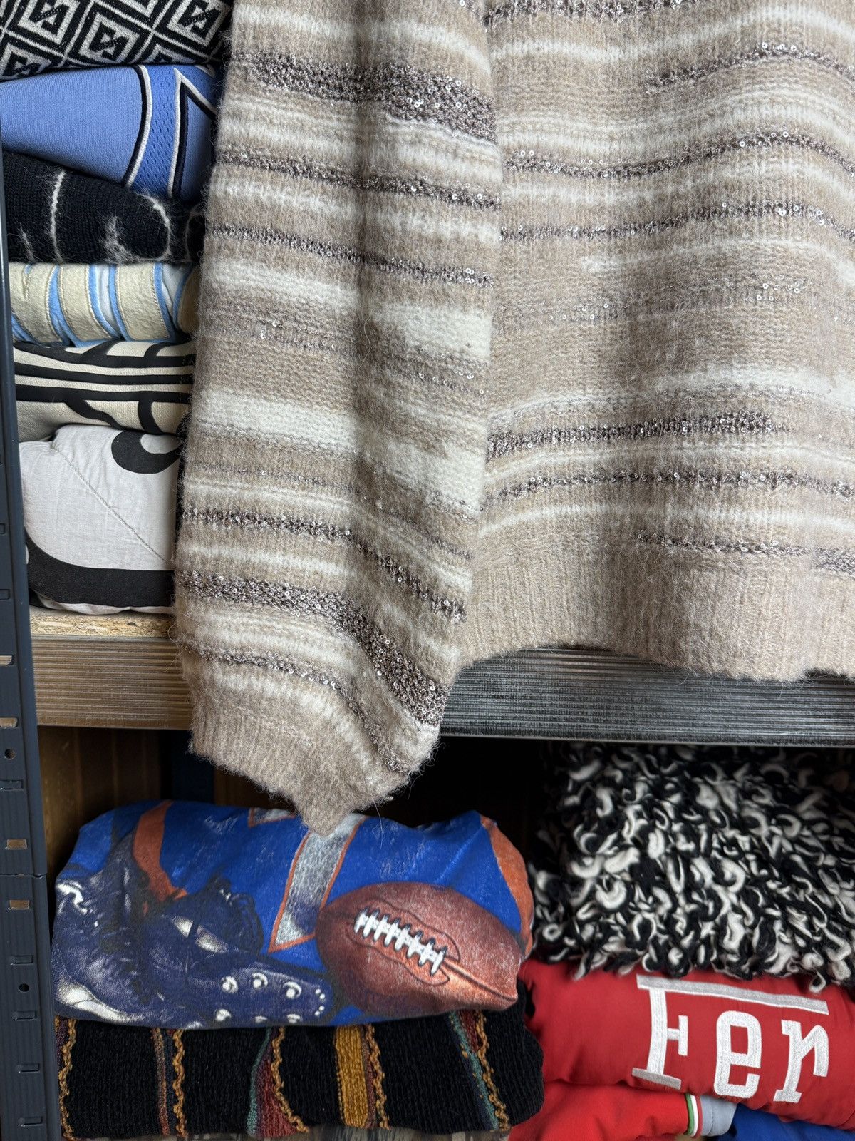 Sezane LA MAILLE SEZANE Sweater Crazy glitter Size S / US 4 / IT 40 - 5 Thumbnail