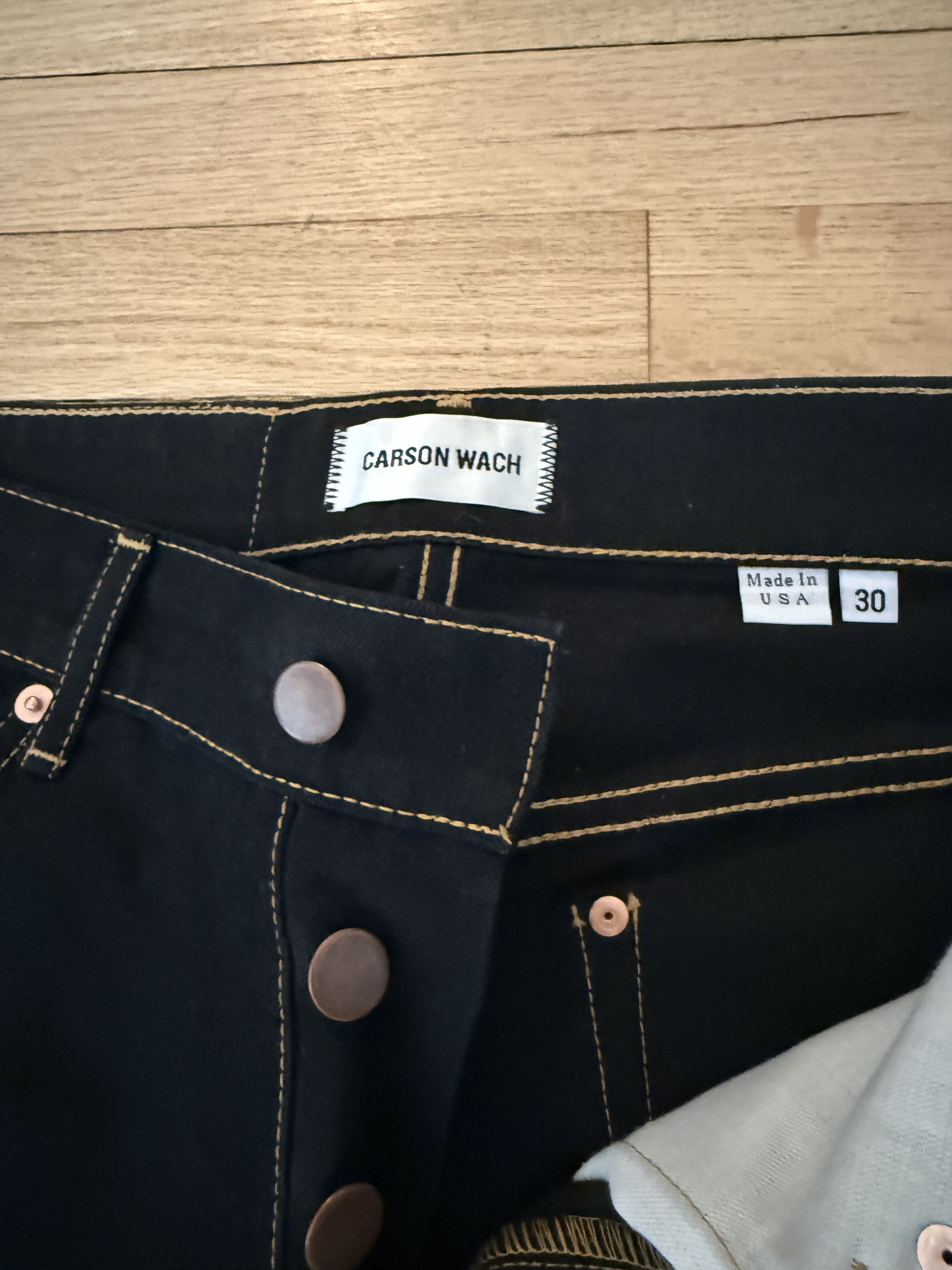CARSON WACH Carson Wach Black Denim Size US 30 / EU 46 - 3 Thumbnail