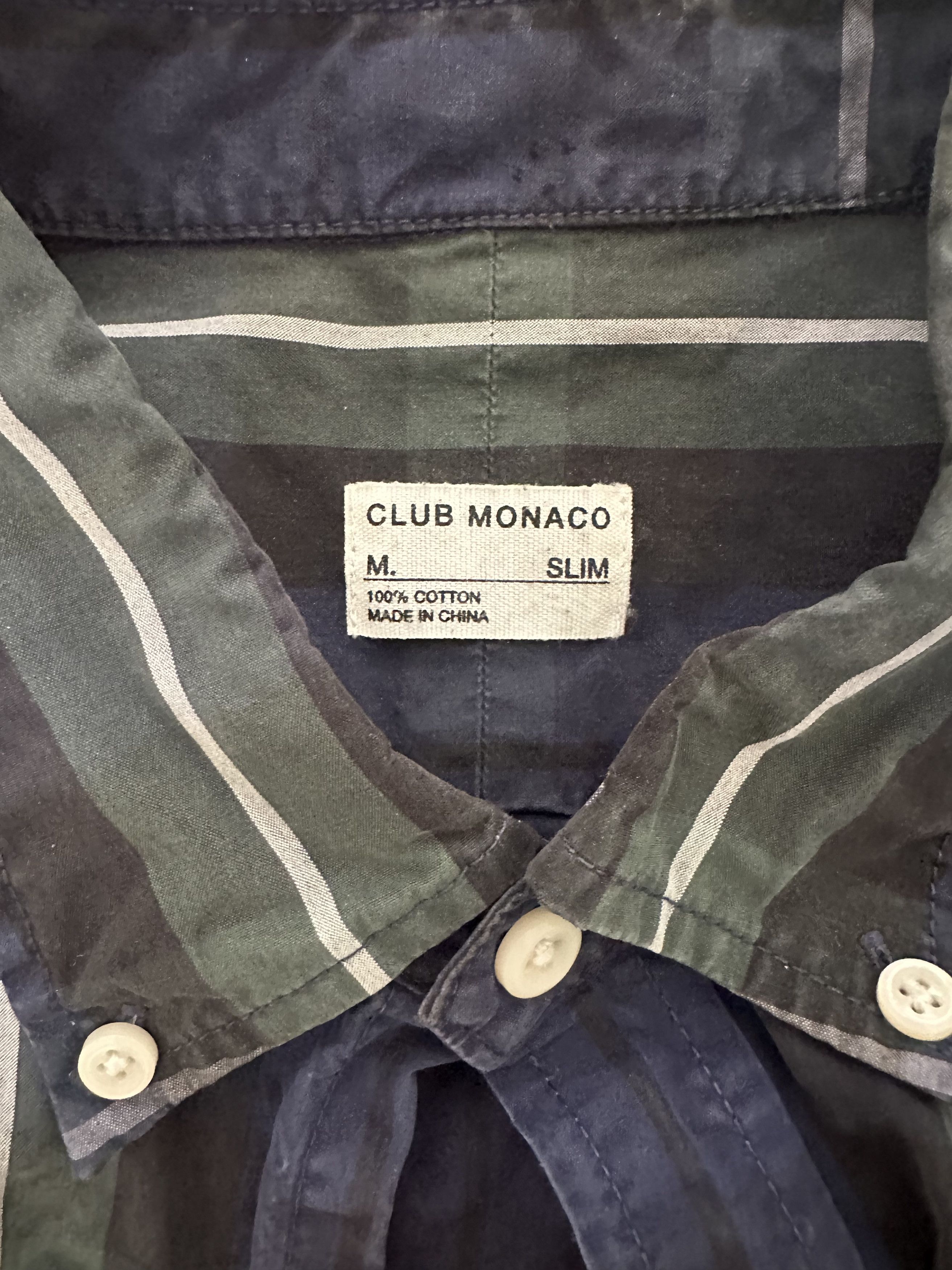 Club Monaco Vintage Heavy Cotton Blackwatch Shirt Size US M / EU 48-50 / 2 - 3 Thumbnail