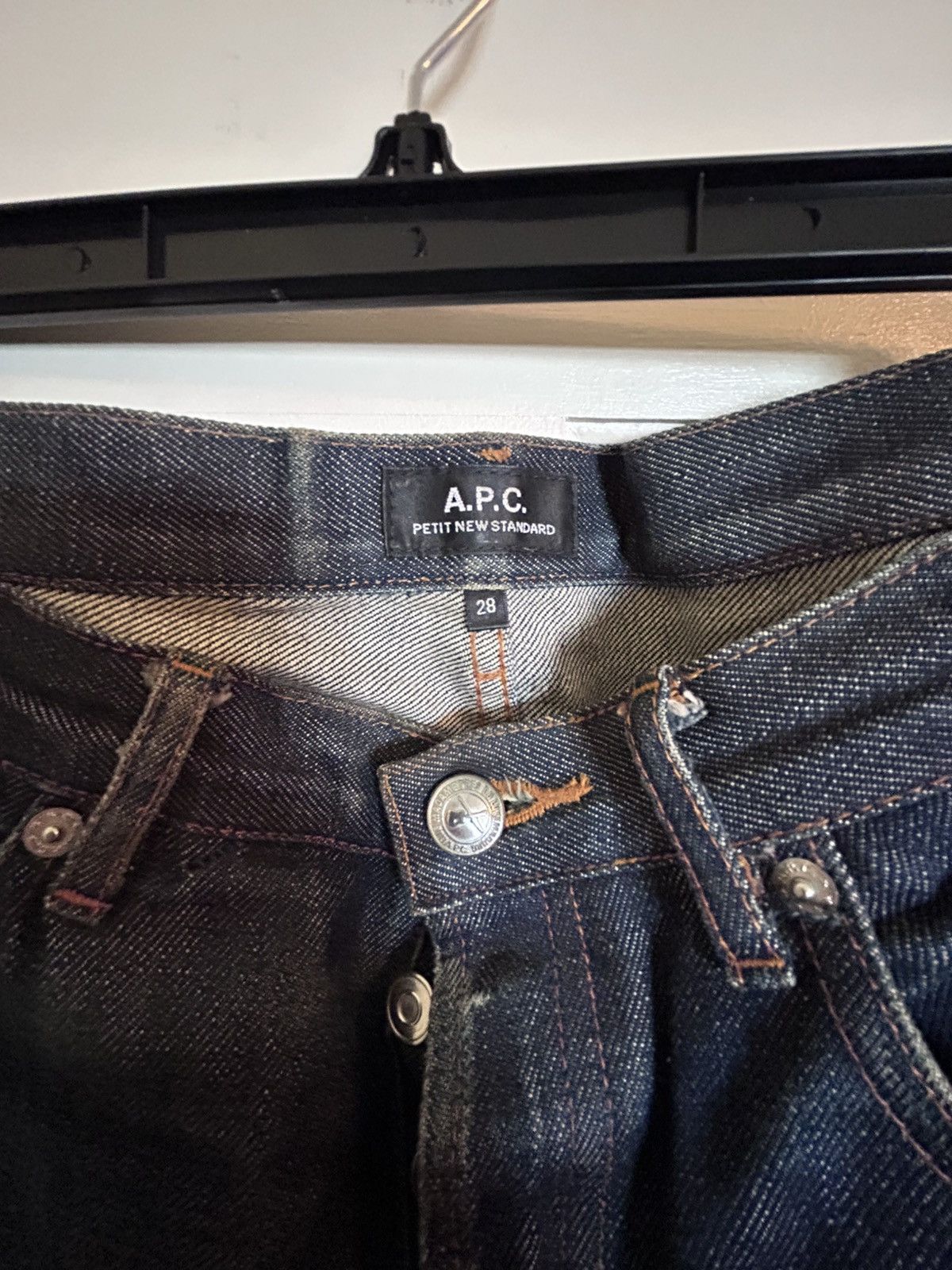 A.P.C. A.P.C. Petit New Standard Selvedge Denim Jeans Well Worn In Size US 28 / EU 44 - 2 Thumbnail