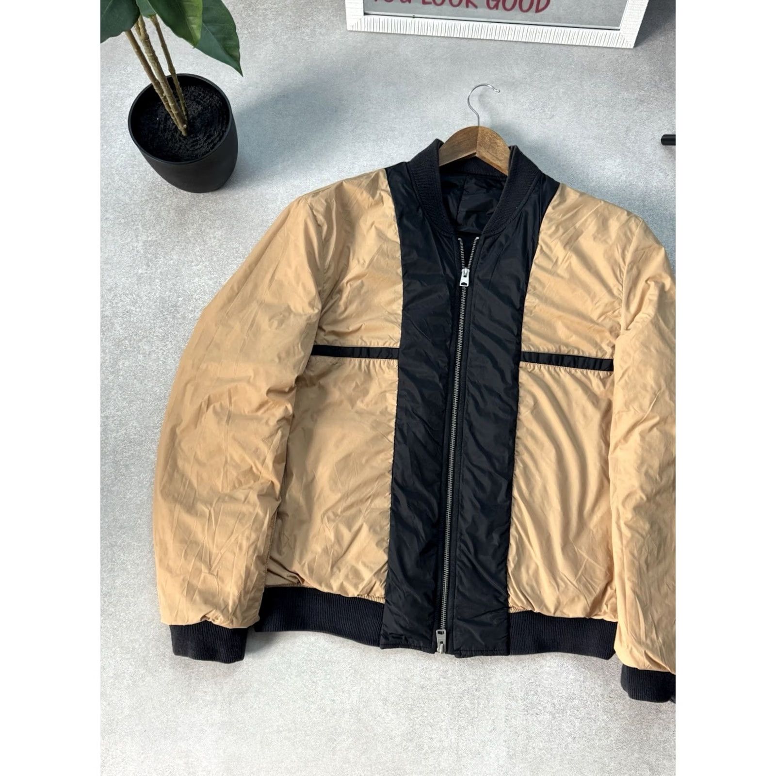 Allsaints VINTAGE AllSaints Bomber Jacket Navy Blue Nylon Reversible Men M Size Dark Blue 90s Army Streetwear USA Massimo Osti Archive Pockets Size US M / EU 48-50 / 2 - 4 Thumbnail
