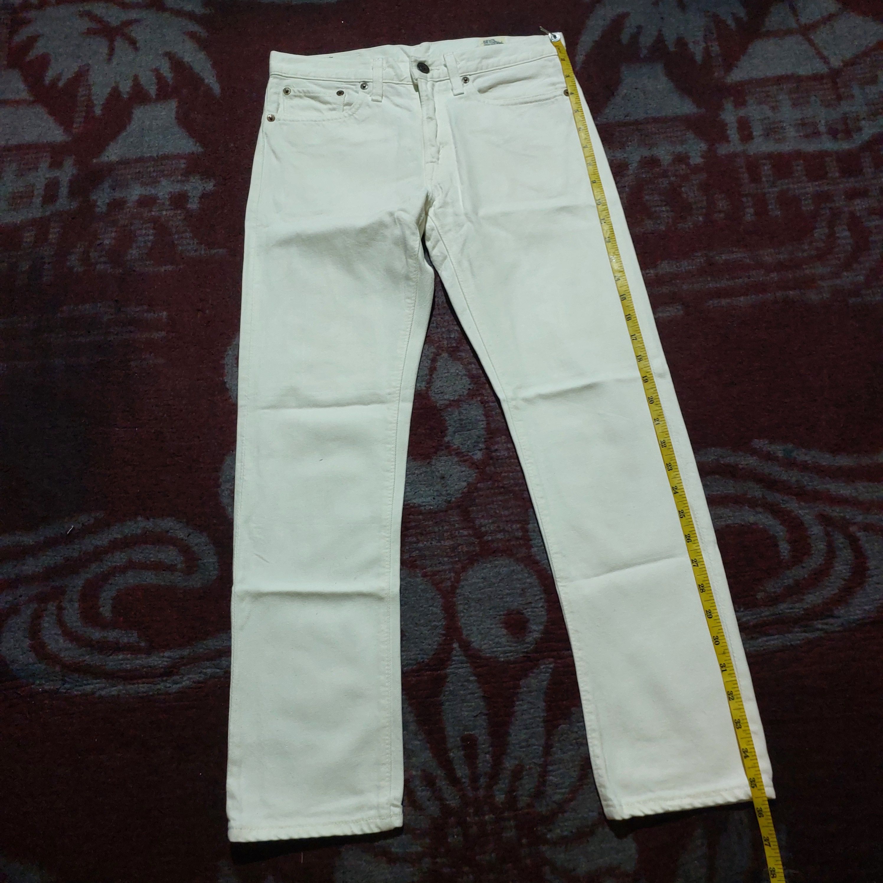 Orslow Japanese Orslow Lot 107 White Denim Size US 29 - 12 Thumbnail