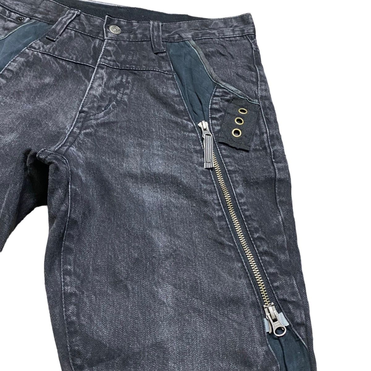 PPFM PPFM Black Denim Pants Zipper Size US 30 / EU 46 - 6 Thumbnail