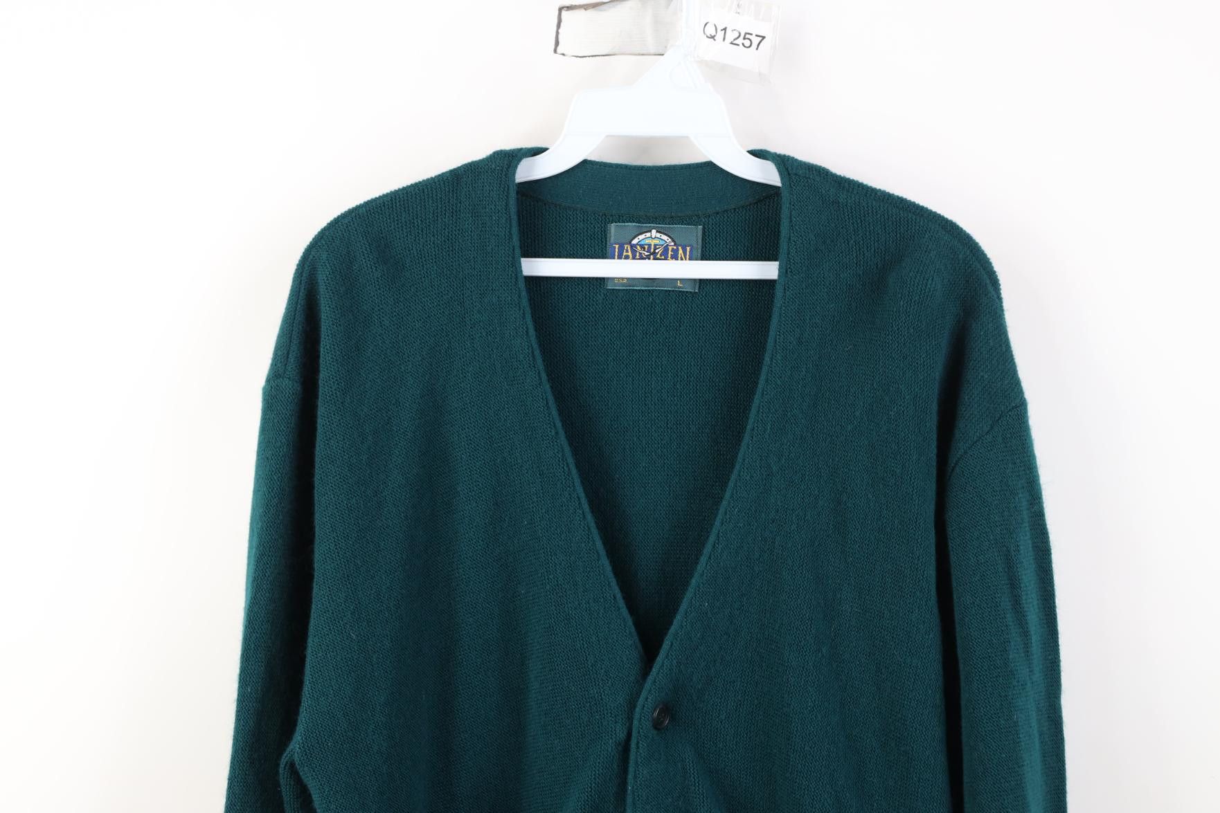 Vintage Vintage 70s Streetwear Cobain Knit Cardigan Sweater USA Size US L / EU 52-54 / 3 - 2 Thumbnail